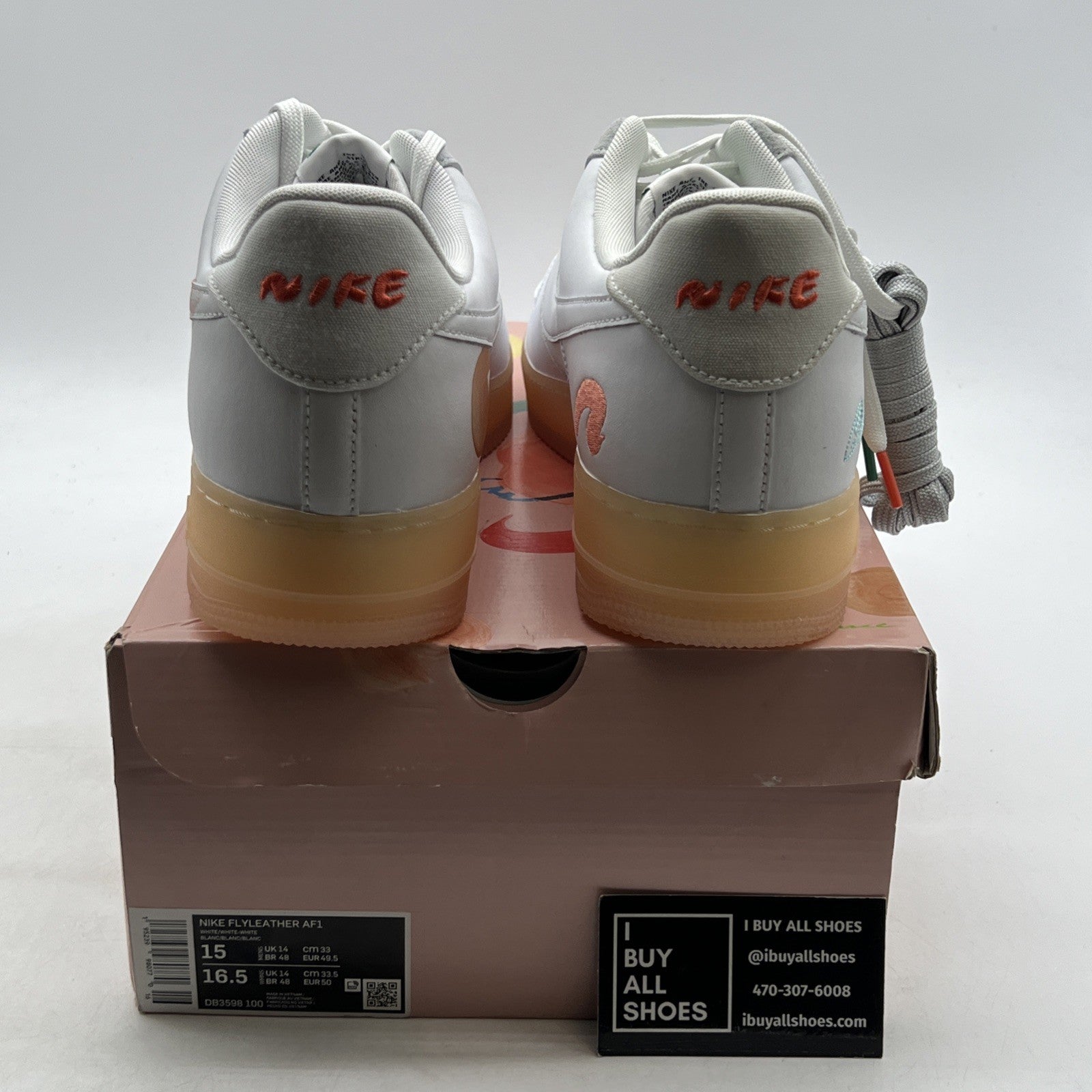 Size 15 - Nike Mayumi Yamase x Air Force 1 Flyleather Earth Day (DB3598-100)