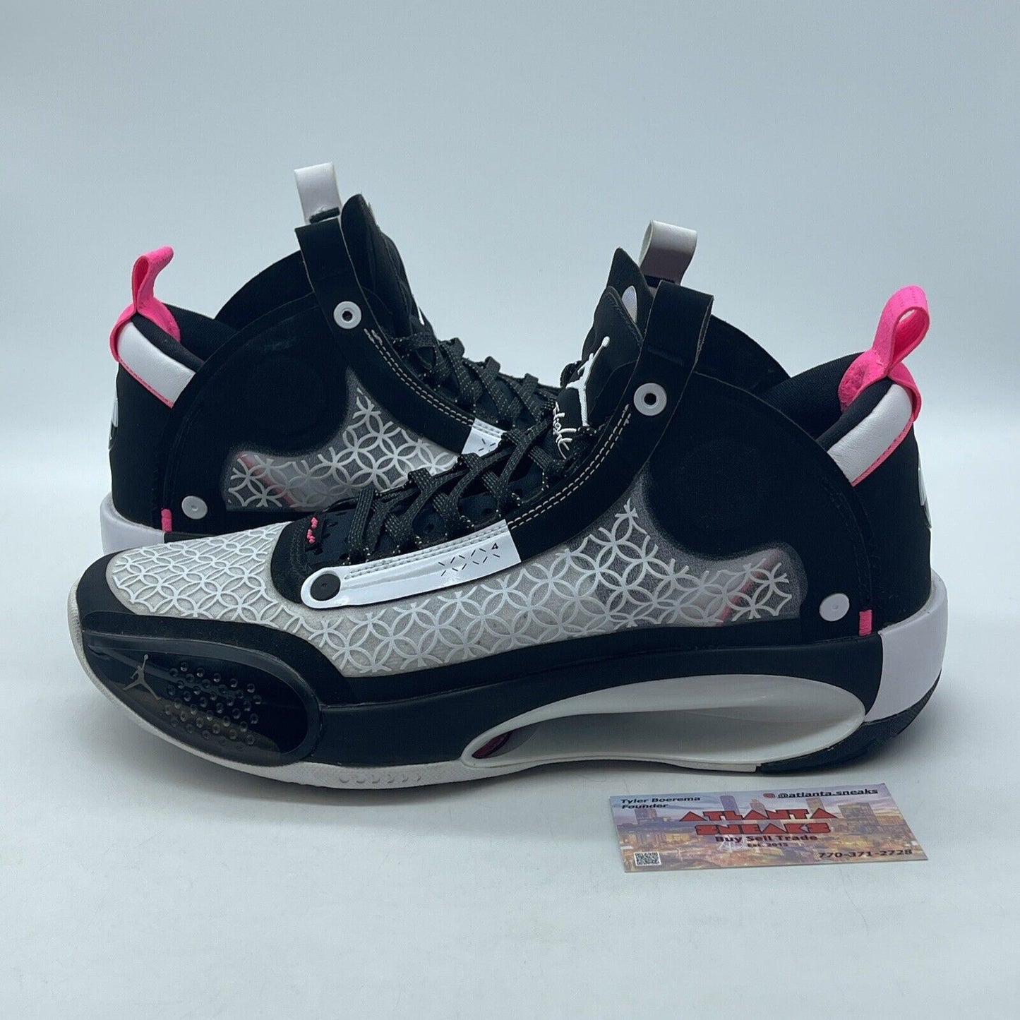 Size 11 - Air Jordan 34 Chinese New Year Black White Pink (AR3240-016)