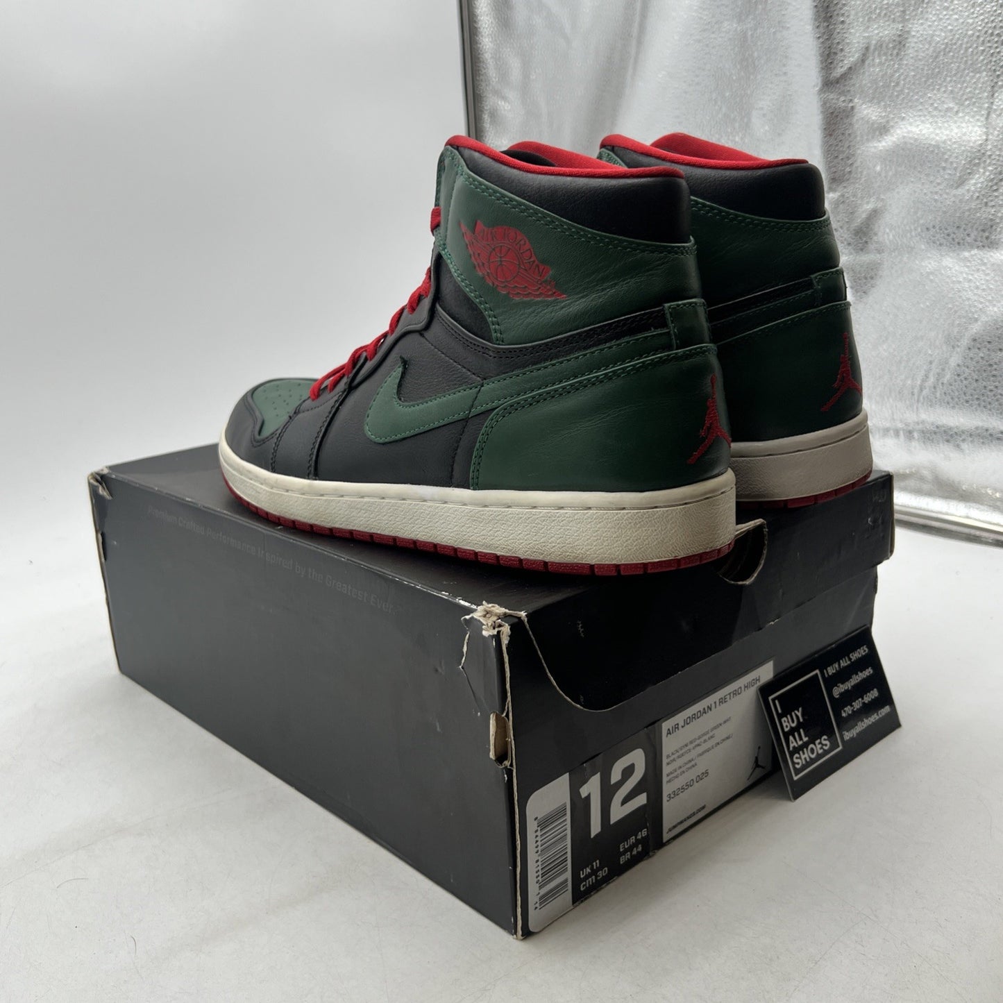 Size 12 - Air Jordan 1 Retro High Gucci (332550-025)