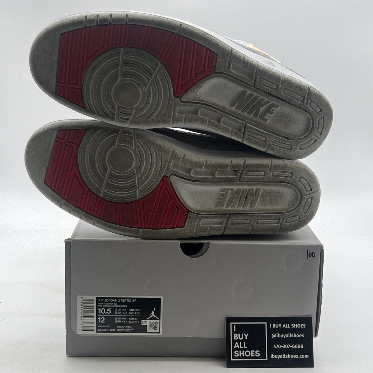Size 10.5 - Air Jordan 2 Gray Fog 2022 (DN3802-001)