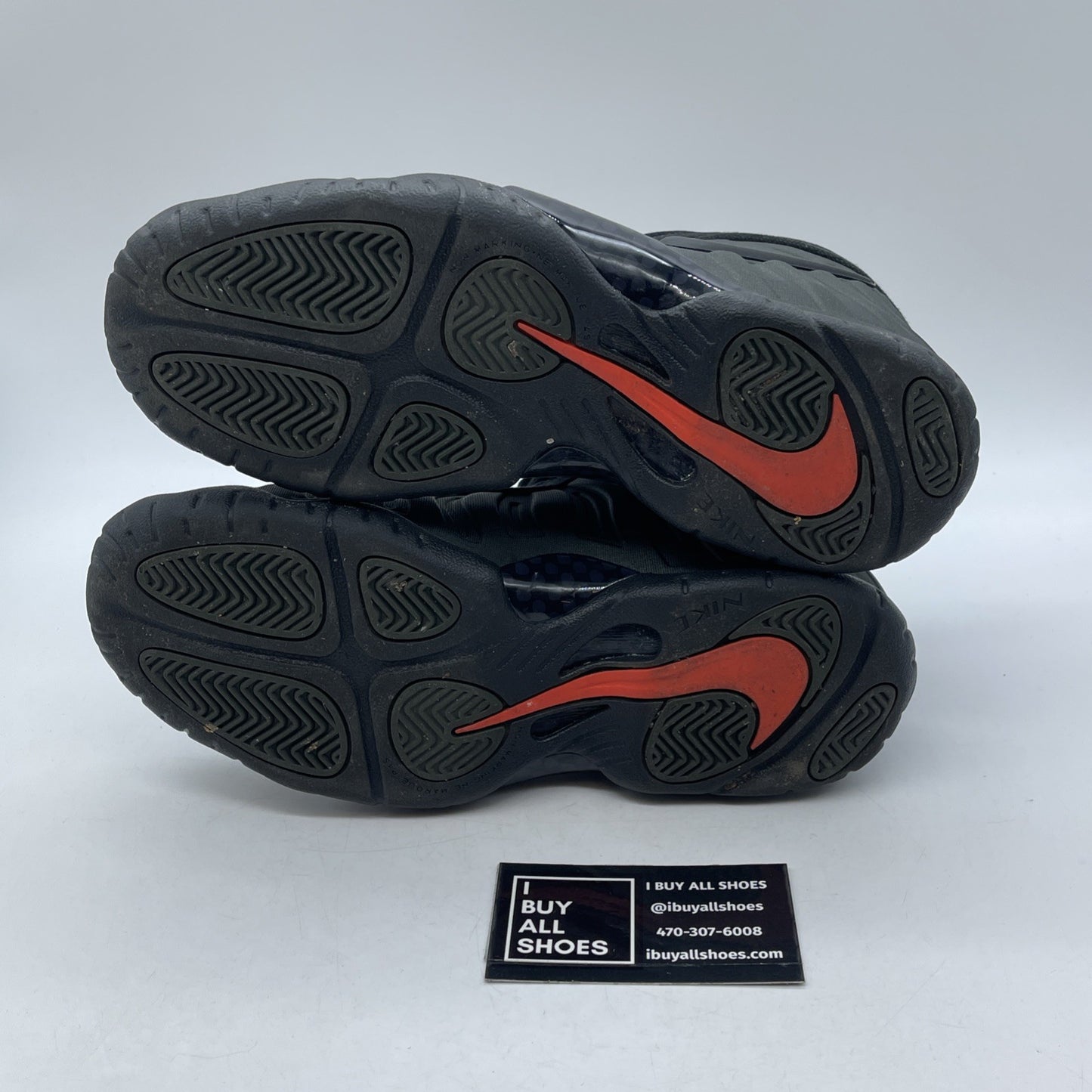 Size 6.5Y (GS) - Nike Air Foamposite Pro Mid Sequoia Black Suede (644792-300)