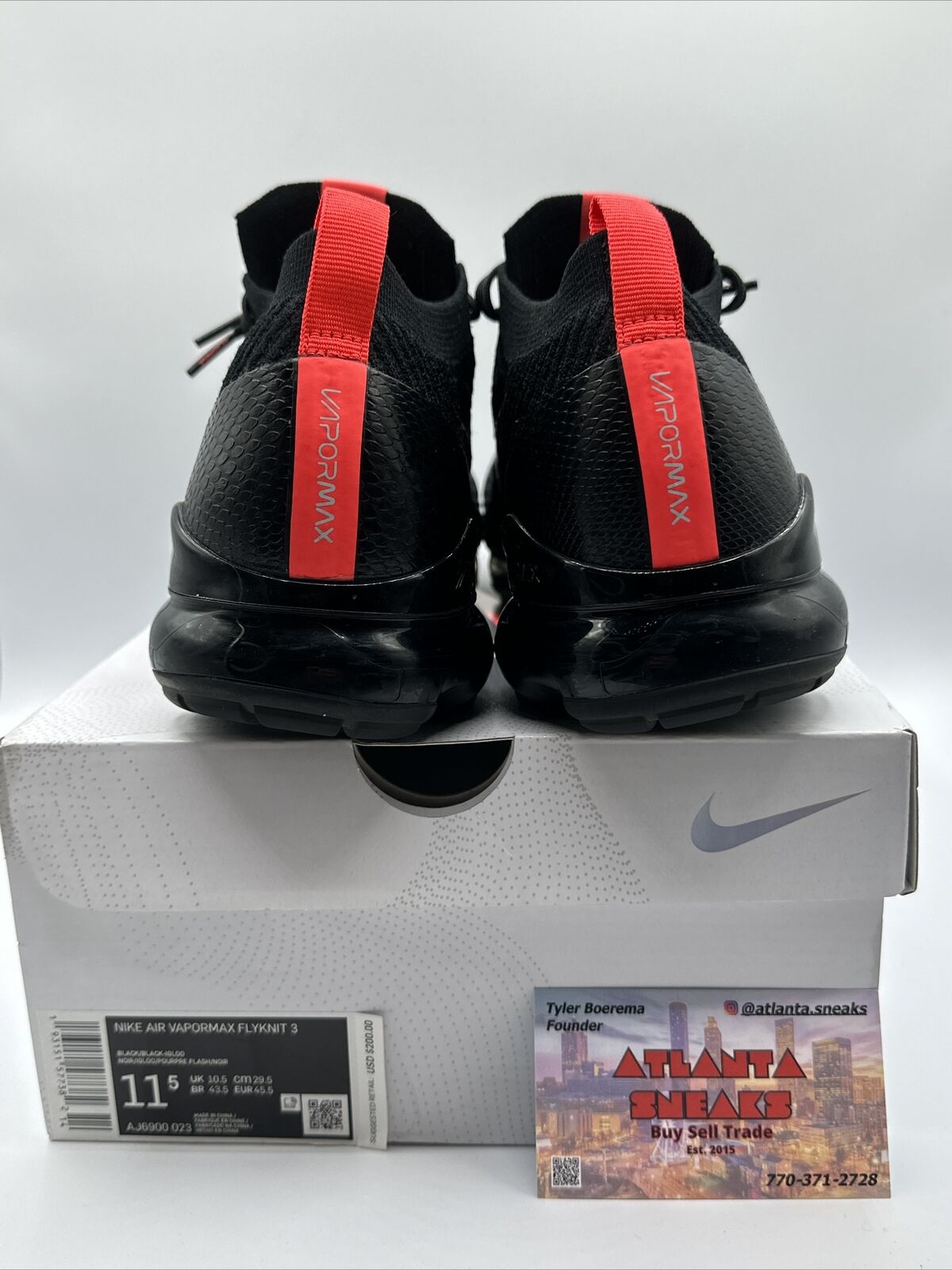 Size 11.5 - Nike Air VaporMax 3.0 Flash Crimson 2019