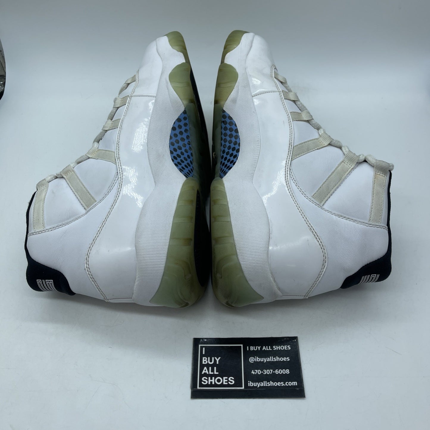 Size 12 - Jordan 11 Retro High Legend Blue White Leather (378037-117)