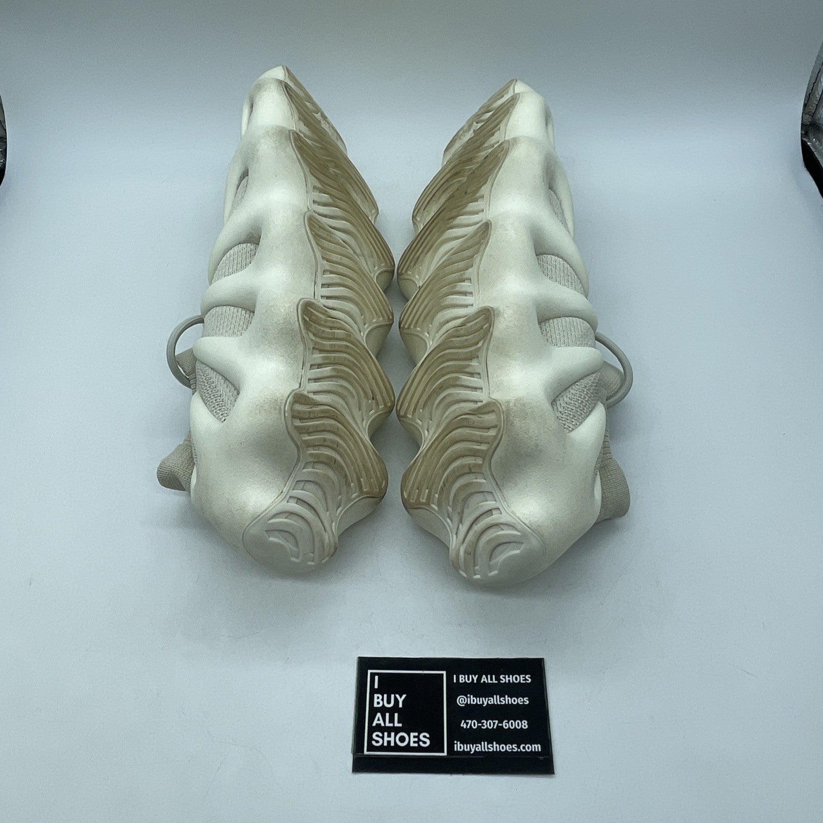 Size 14 - adidas Yeezy 450 Cloud White Suede (H68038)