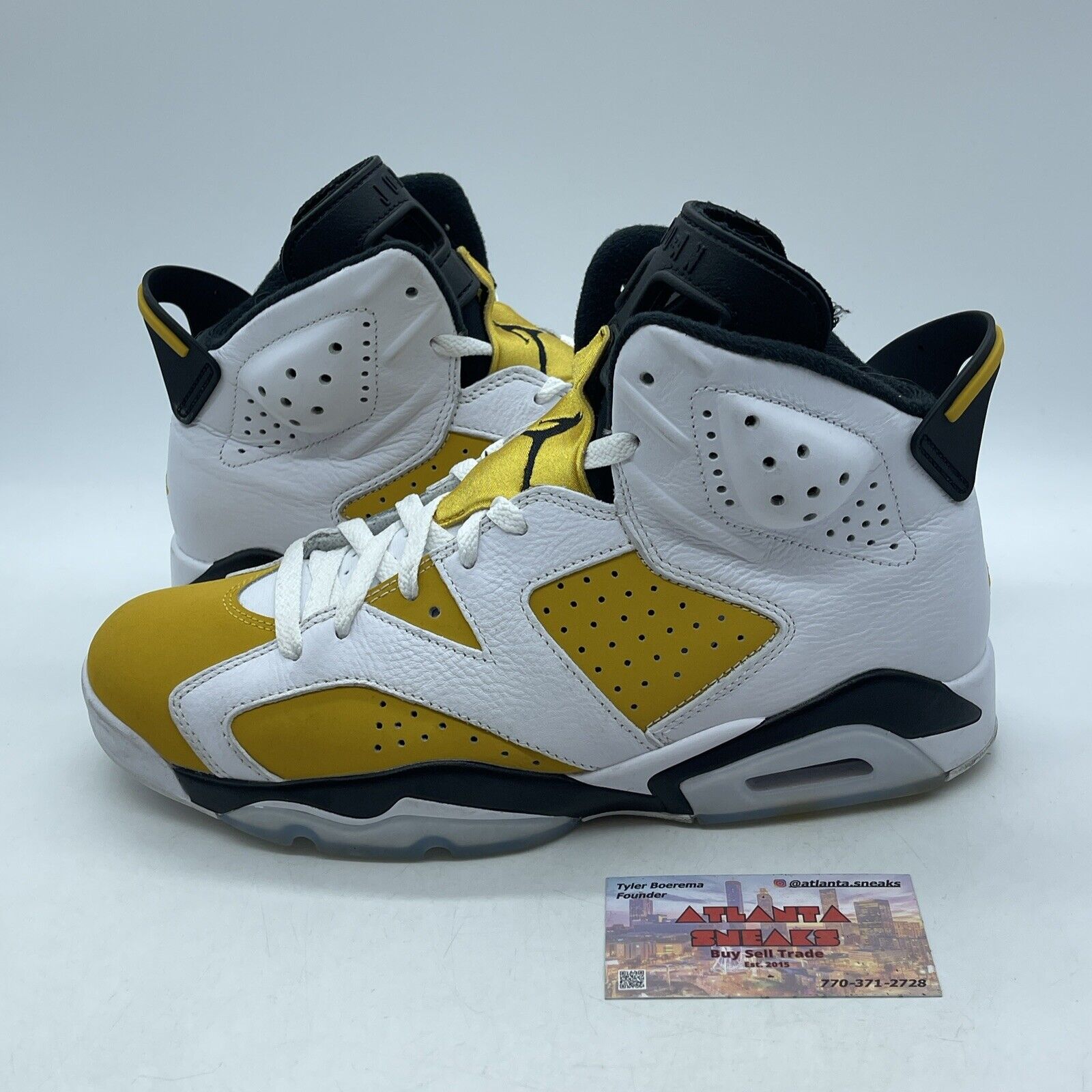 Size 10 - Air Jordan 6 Retro Yellow Ochre Suede White Leather (CT8529-170)