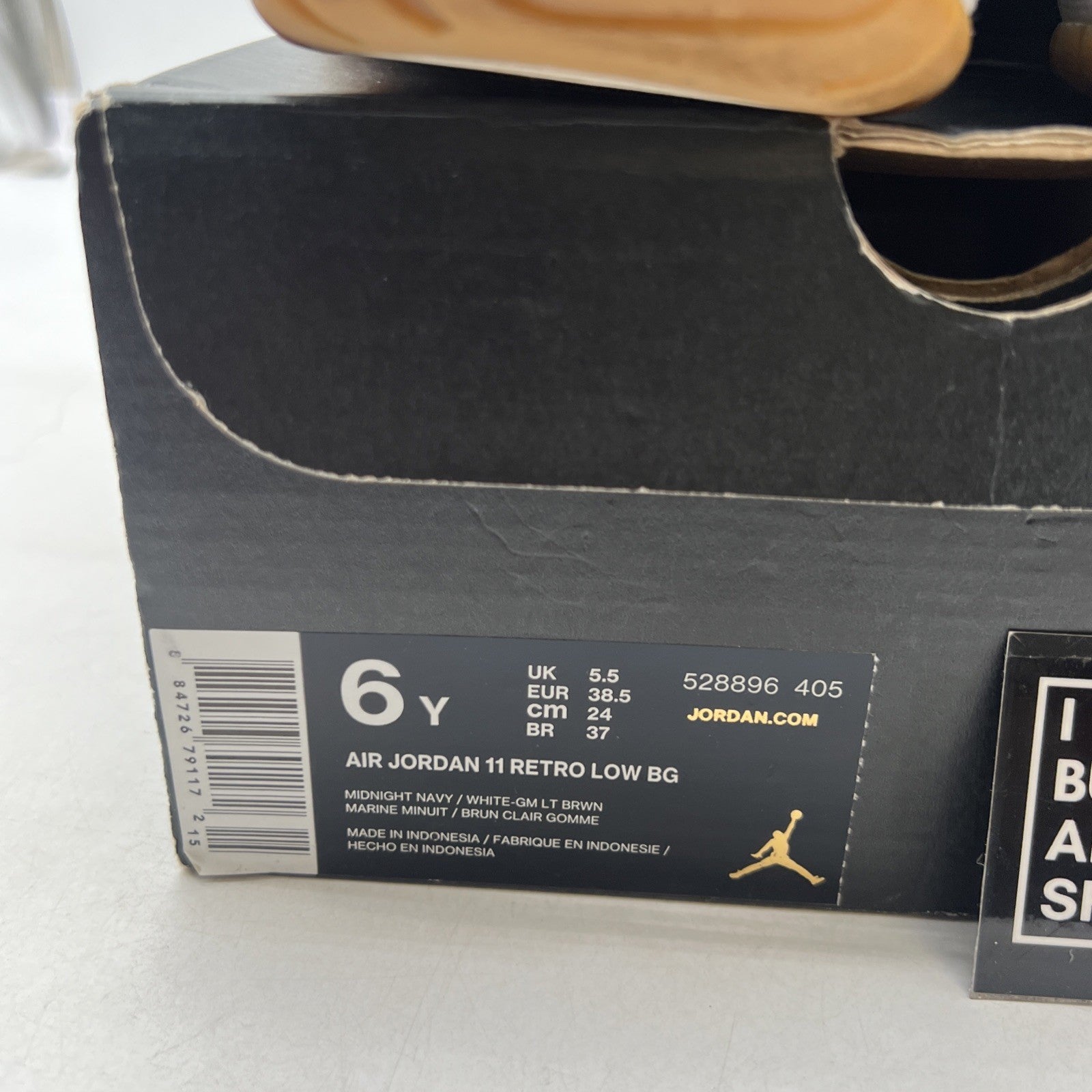 Size 6Y - Air Jordan 11 Retro Mid Navy Gum (528896-405)