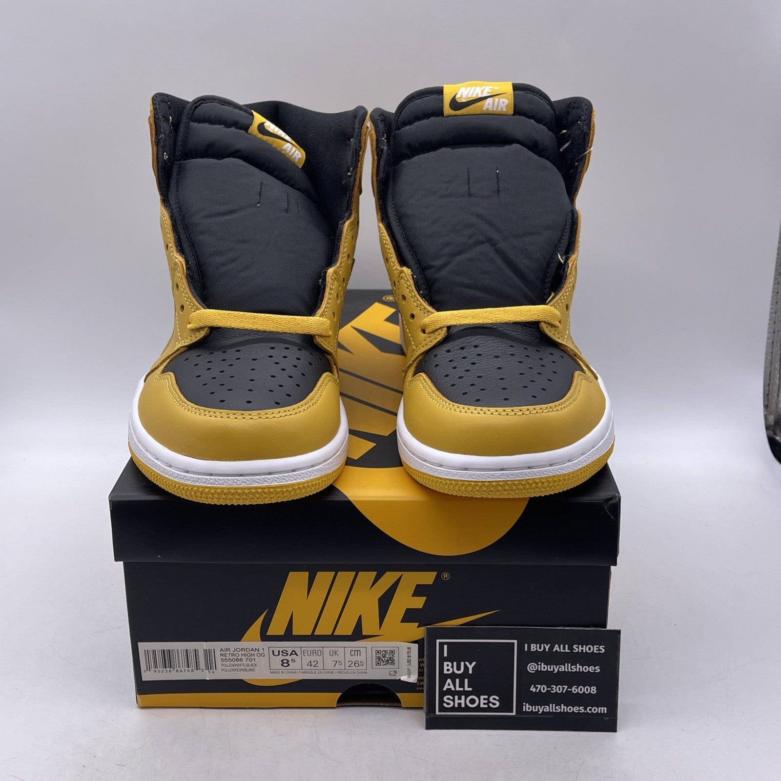 Size 8.5 - Air Jordan 1 Retro OG High Pollen (555088-701)