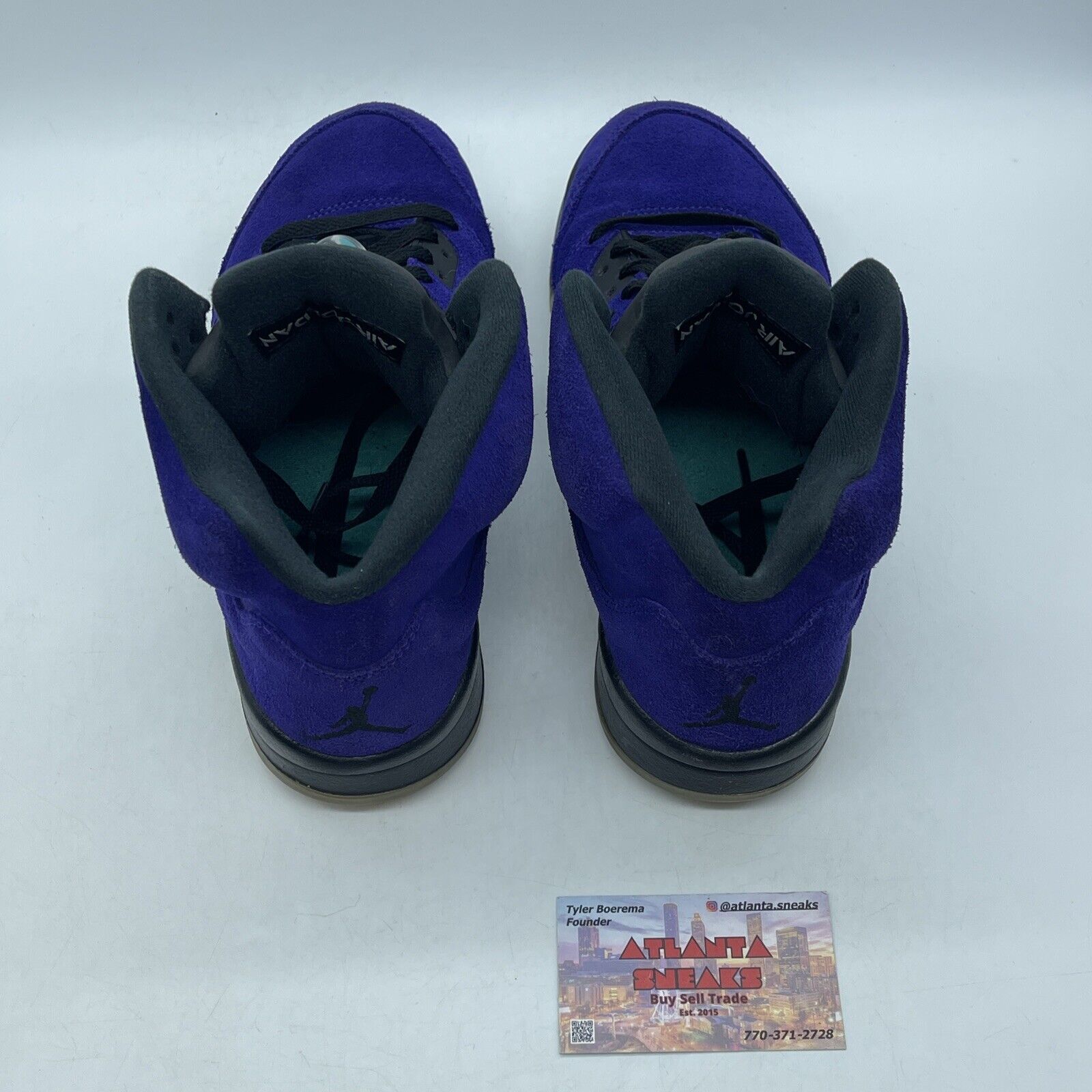 Size 9 - Jordan 5 Retro Alternate Grape 2020 Purple Black Gray Blue (136027-500)