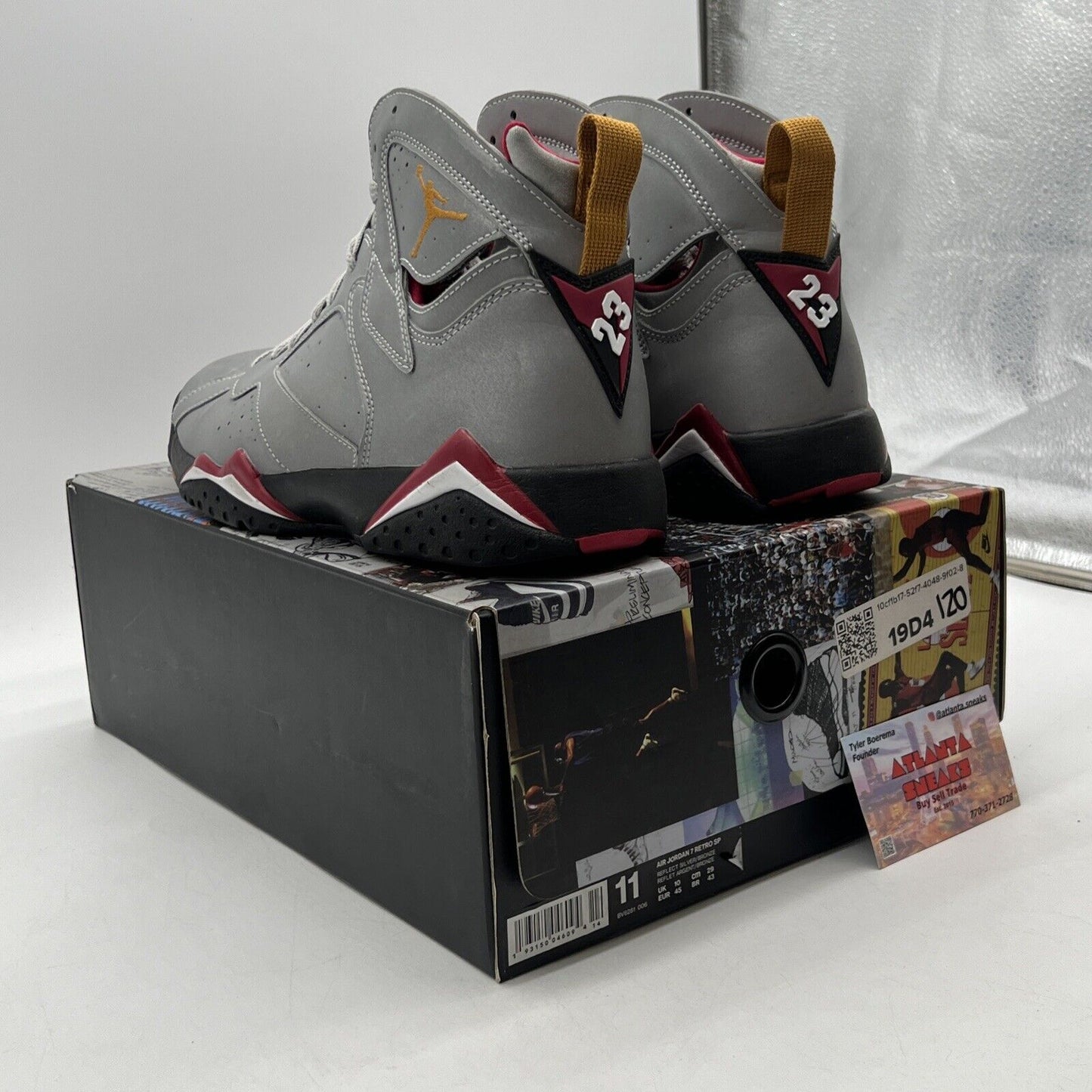 Size 11 - Air Jordan 7 Retro SP Reflections Of A Champion Grey Red (BV6281-006)