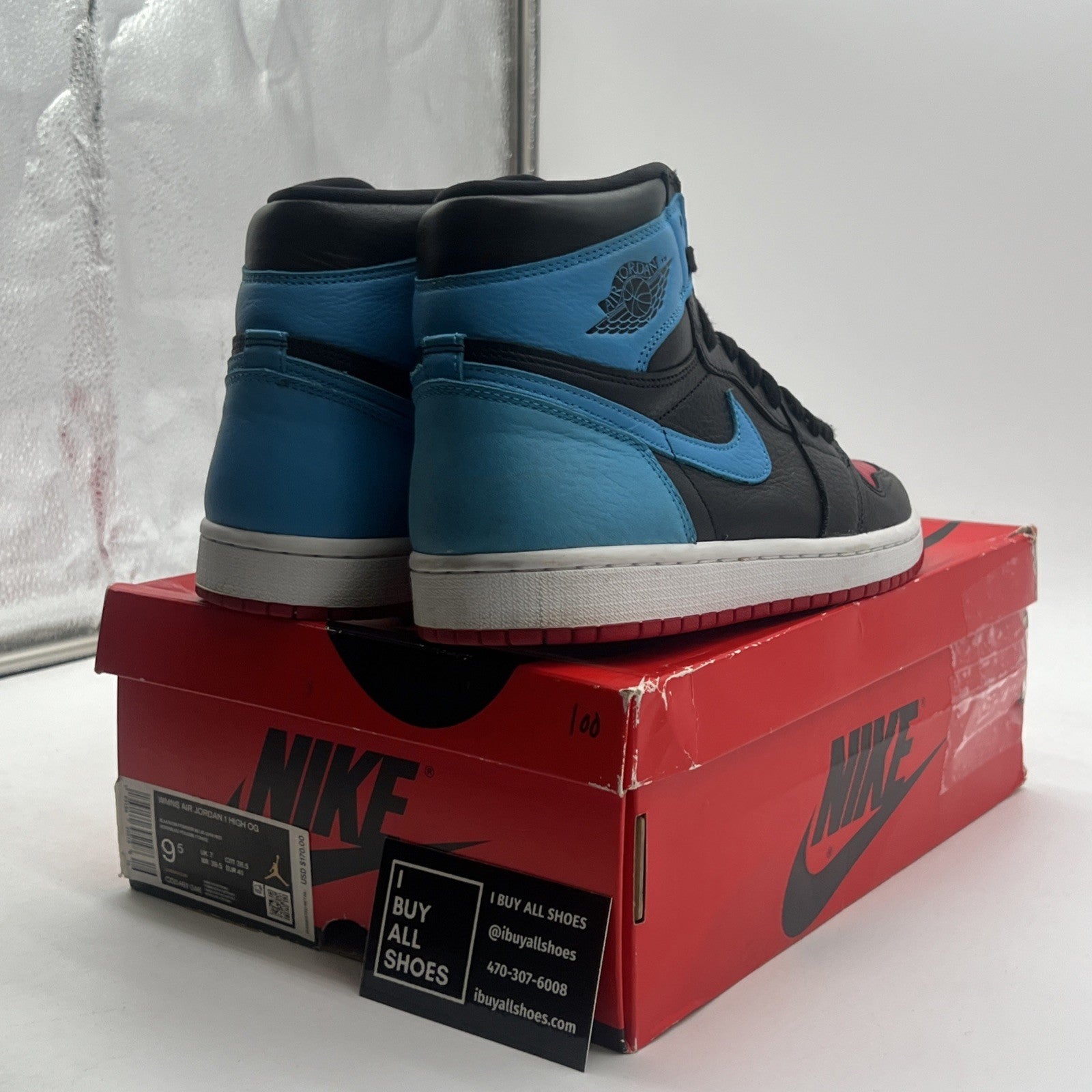 Size 9.5 - Air Jordan 1 High OG UNC To Chicago 2020 (CD0461-046)