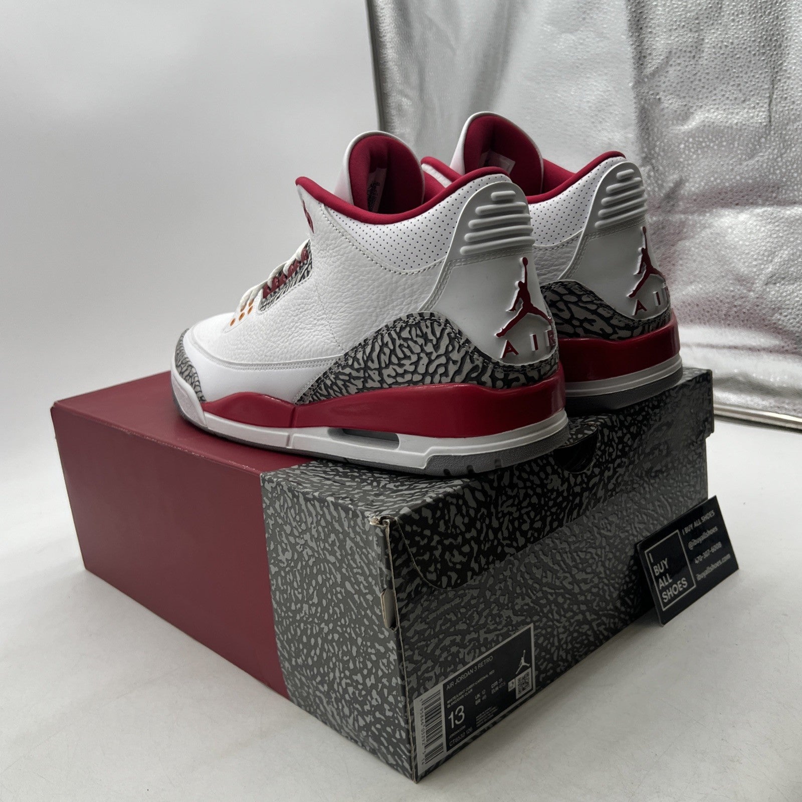 Size 13 - Air Jordan 3 Retro Mid Cardinal Red (CT8532-126)