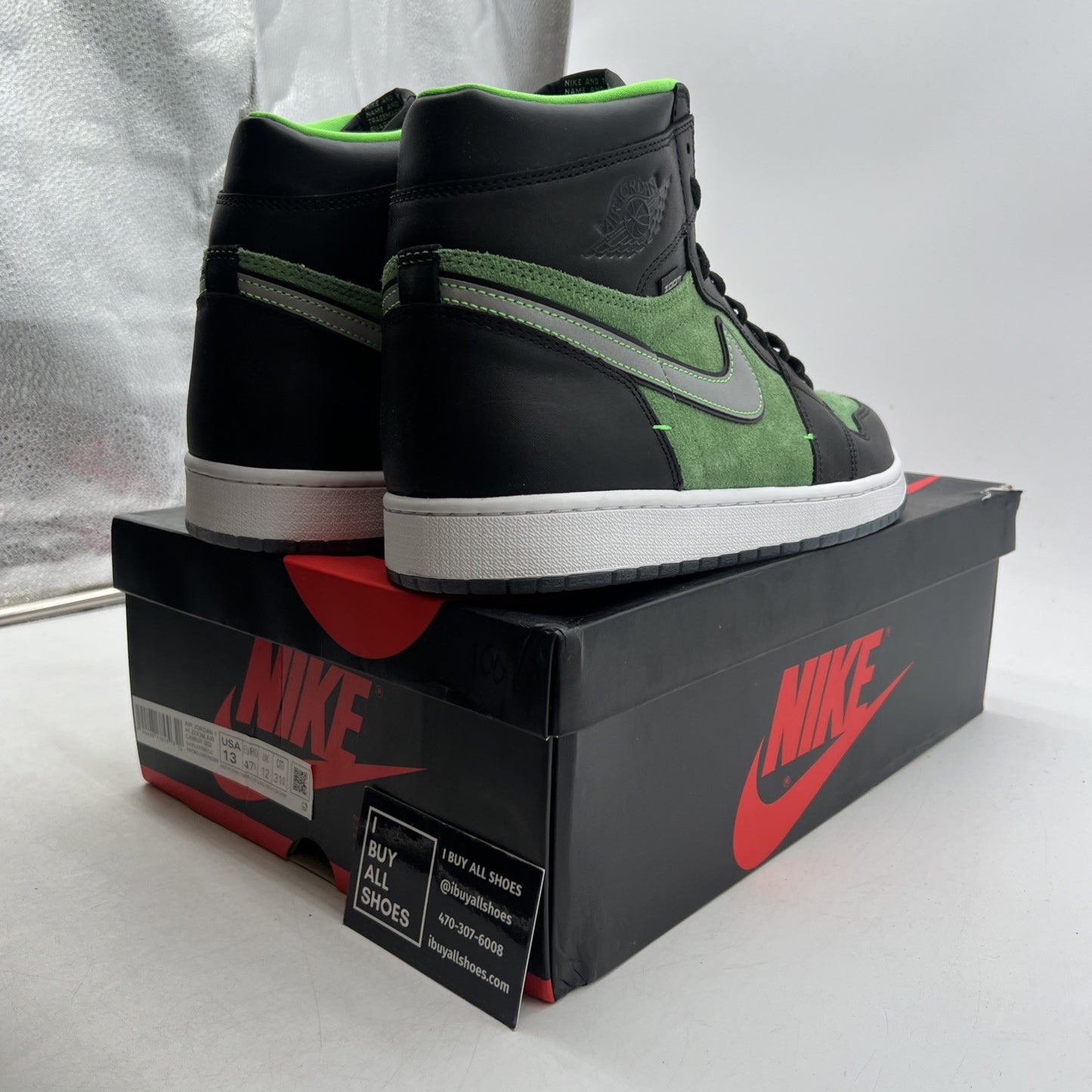 Size 13 - Air Jordan 1 Zoom High Zen Green (CK6637-002)