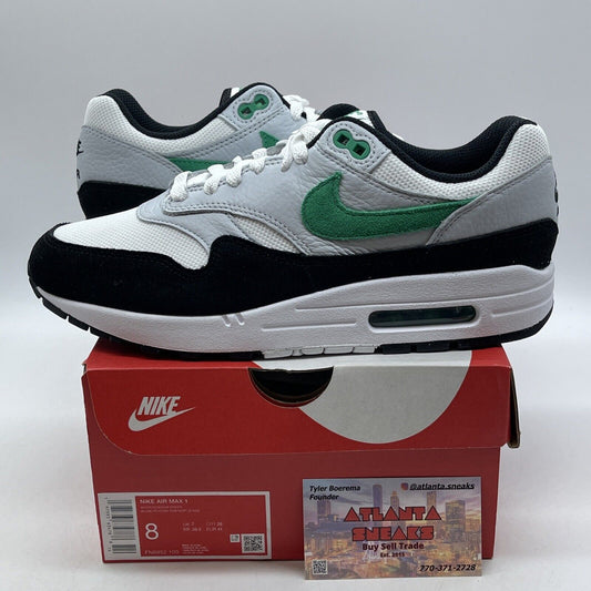 Size 8 - Nike Air Max 1 Low Stadium Green White Black Suede (FN6952-100)