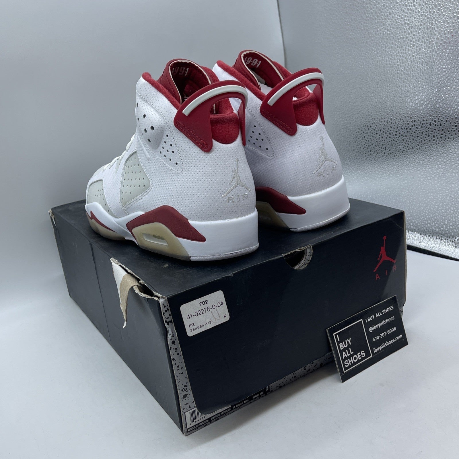 Size 9.5 - Air Jordan 6 Retro Alternate (384664-113)