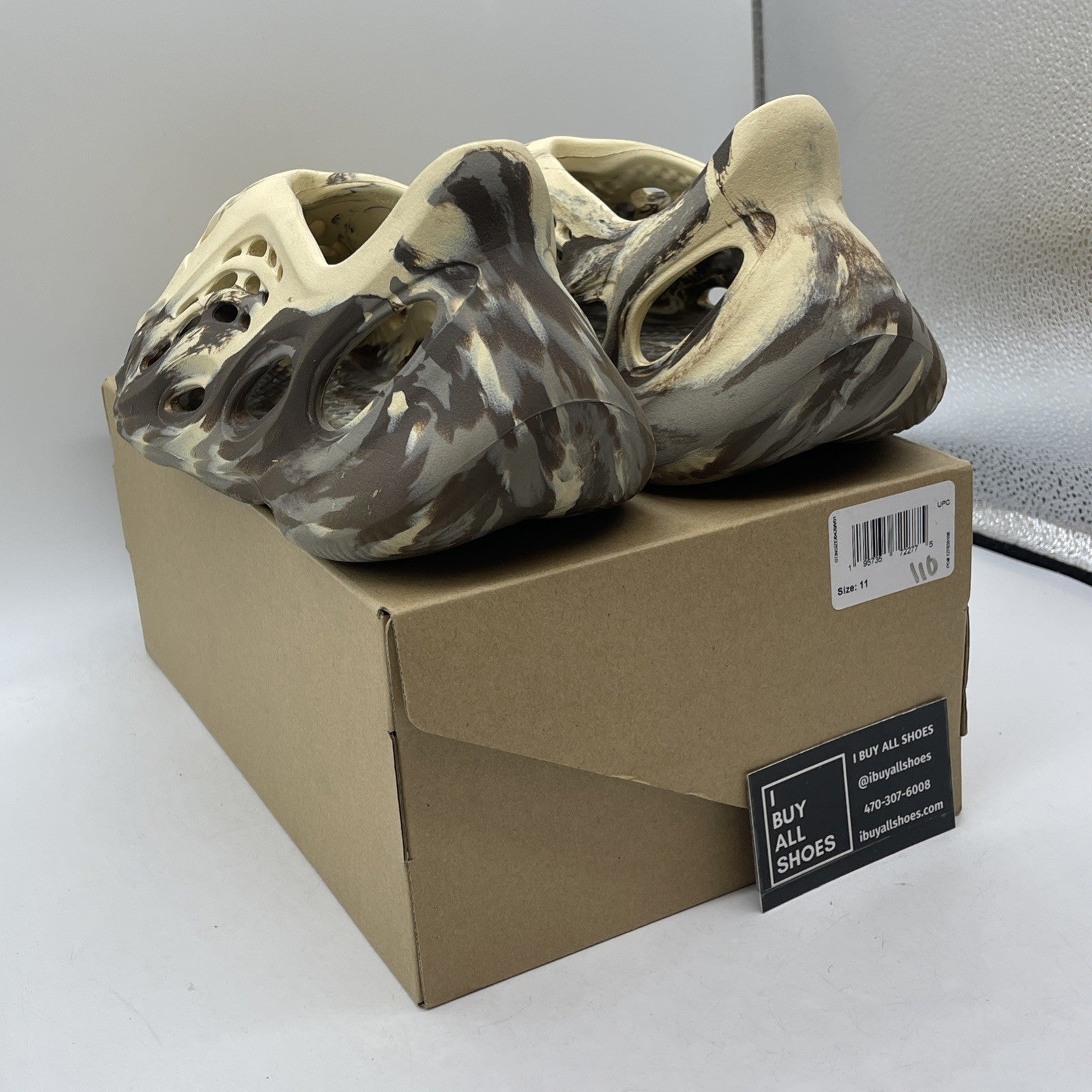 Size 11 - adidas Yeezy Foam RNNR MX Cream Clay Rubber (GX8774)