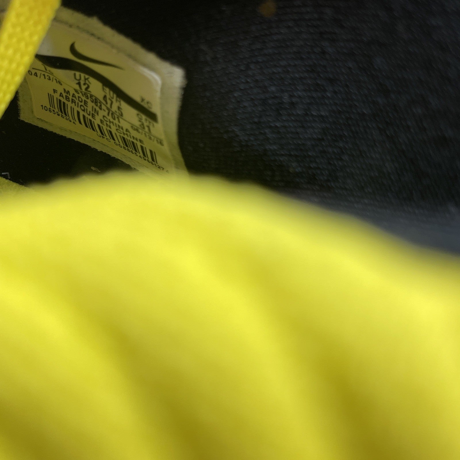 Size 13 - Nike Kyrie 2 Australia Yellow Black Suede (819583-701)