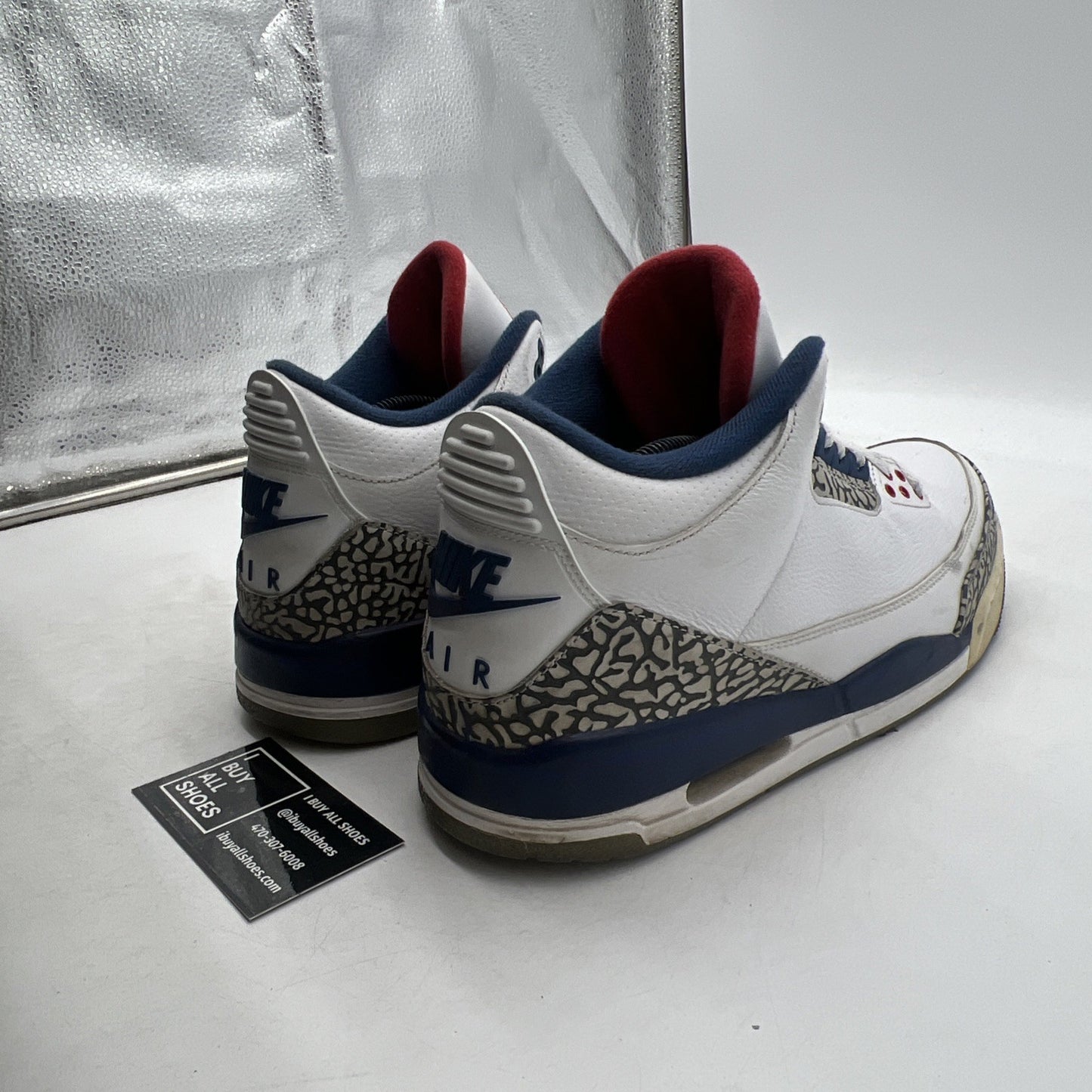 Size 11.5 - Air Jordan 3 Retro OG Mid True Blue (845262-106)