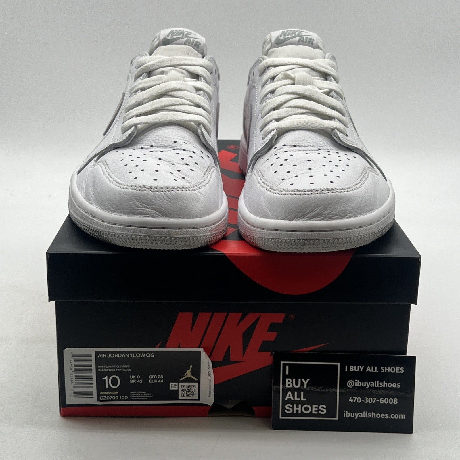 Size 10 - Air Jordan 1 Low OG Neutral Gray (CZ0790-100)