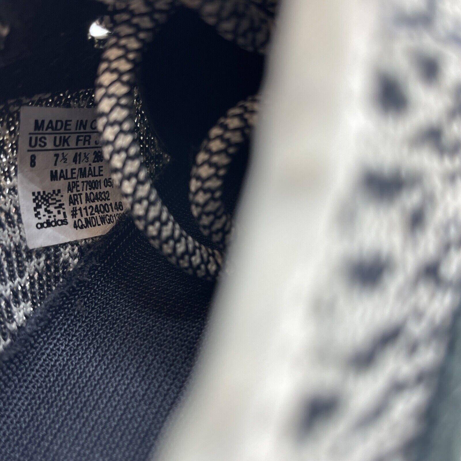 Size 8 - adidas Yeezy Boost 350 Low Turtle Dove Black White Red Suede (AQ4832)