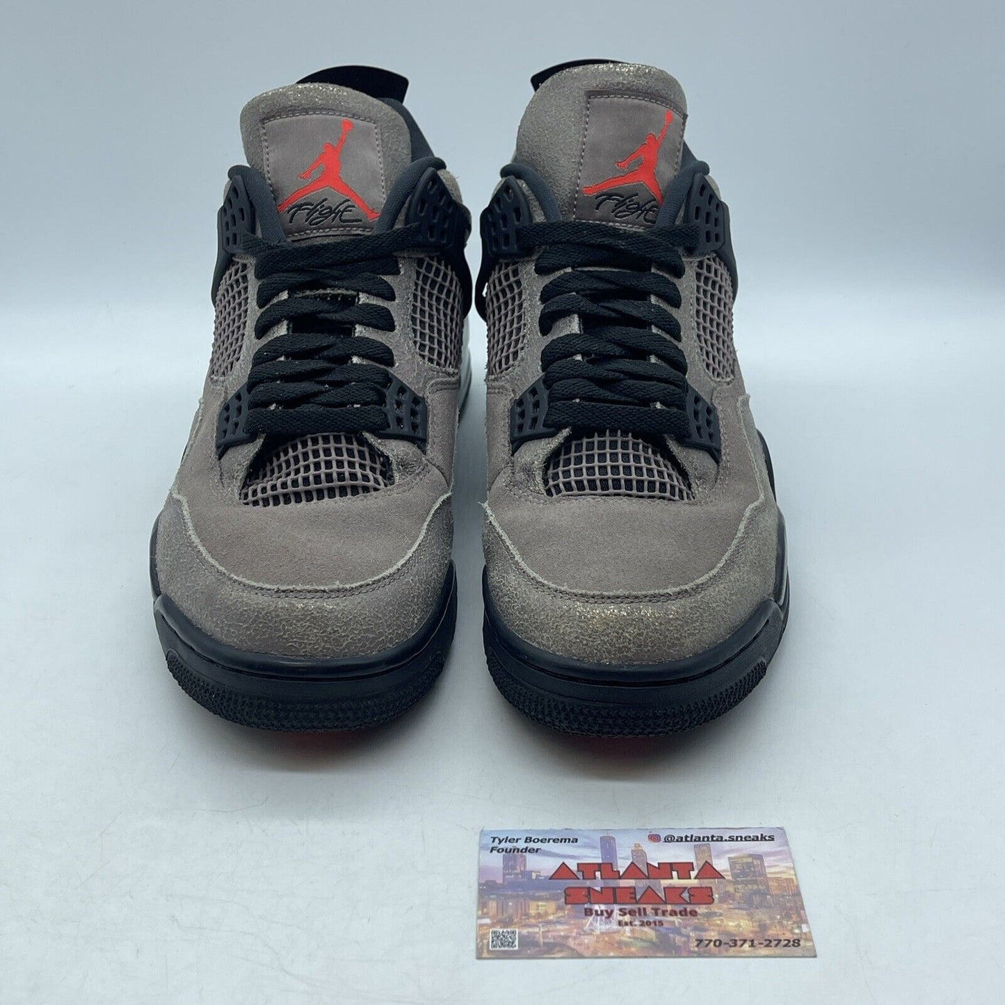 Size 10.5 - Jordan 4 Retro Mid Taupe Haze Black Orange White (DB0732-200)