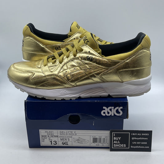 Size 13 - ASICS Gel Lyte 5 Champagne Gold  Suede Leather (HL501-9494)