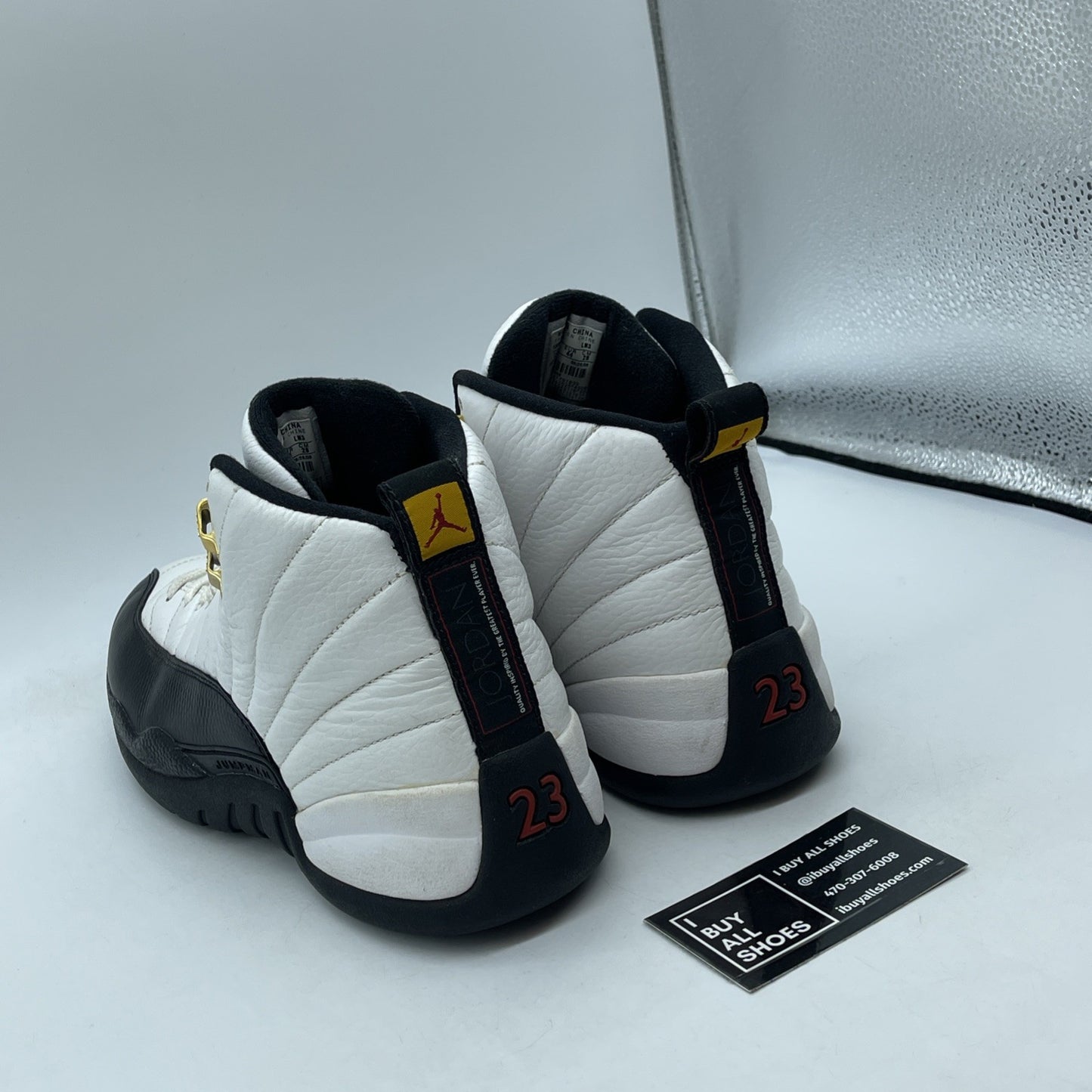 Size 10 - Air Jordan 12 Retro Countdown Pack Black White Leather (130690-109)