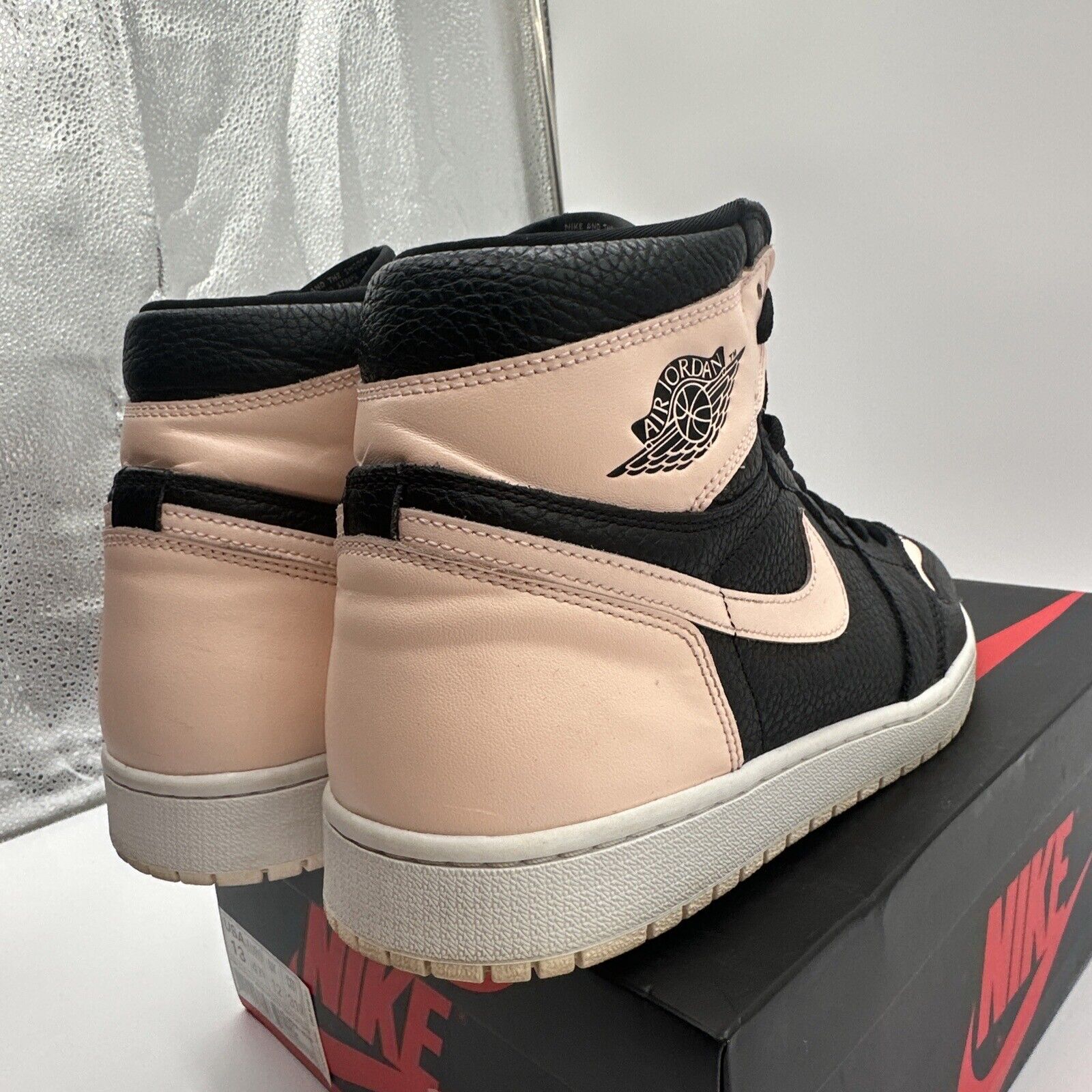 Size 13 - Jordan 1 Retro High OG Crimson Tint 2019 Pink Black Premium Leather MJ