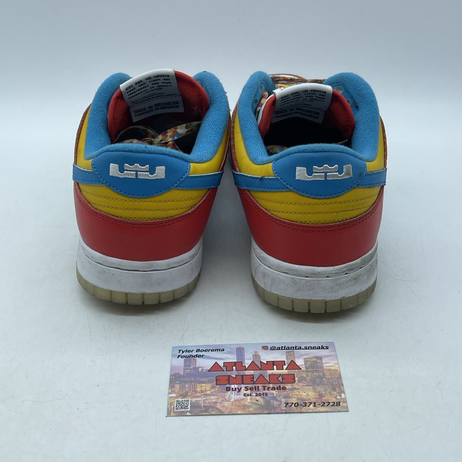 Size 8 - Nike Dunk Low x LeBron James x Fruity Pebbles Red Leather (DH8009-600)
