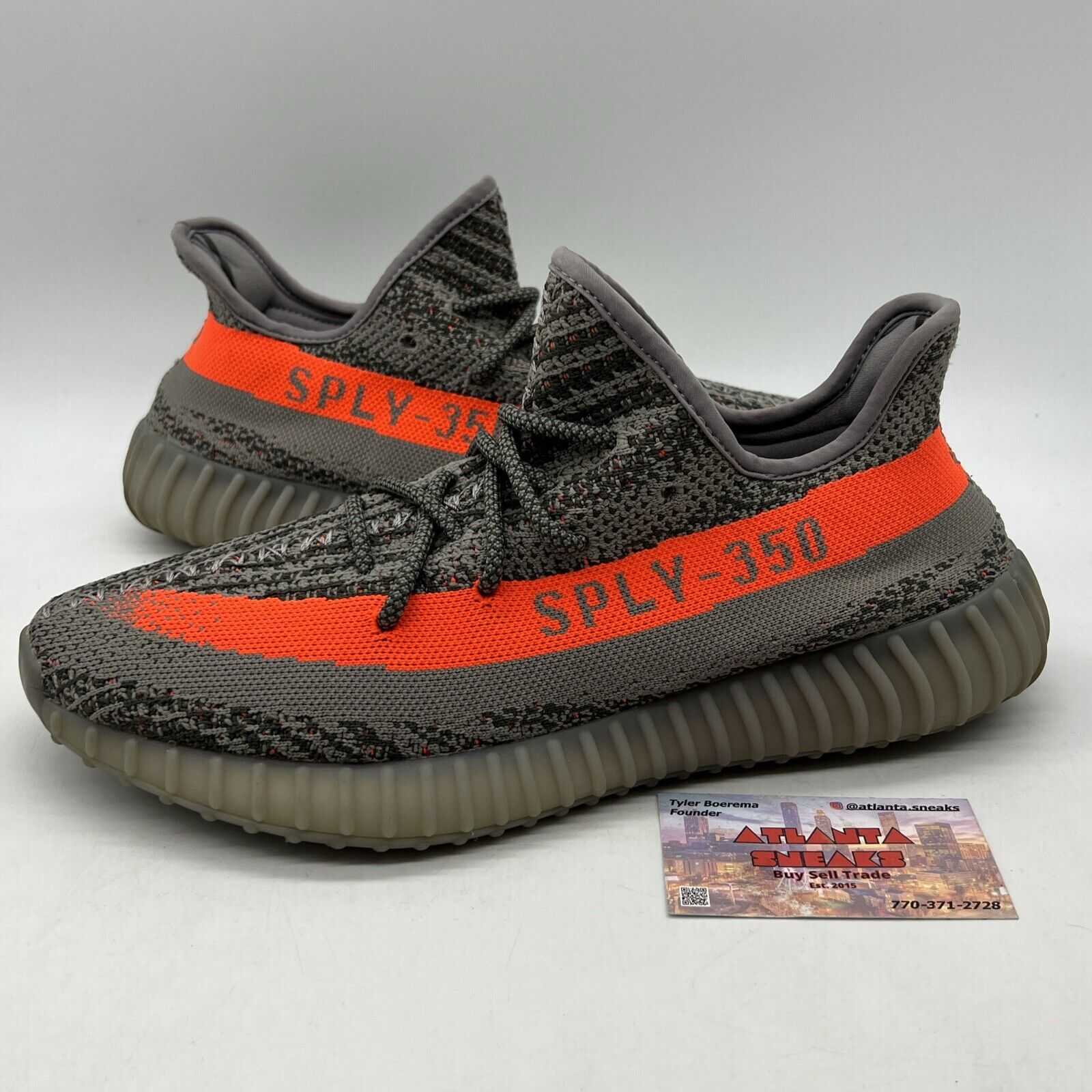 Size 11 - adidas Yeezy Boost 350 V2 Beluga Orange Grey (BB1826)