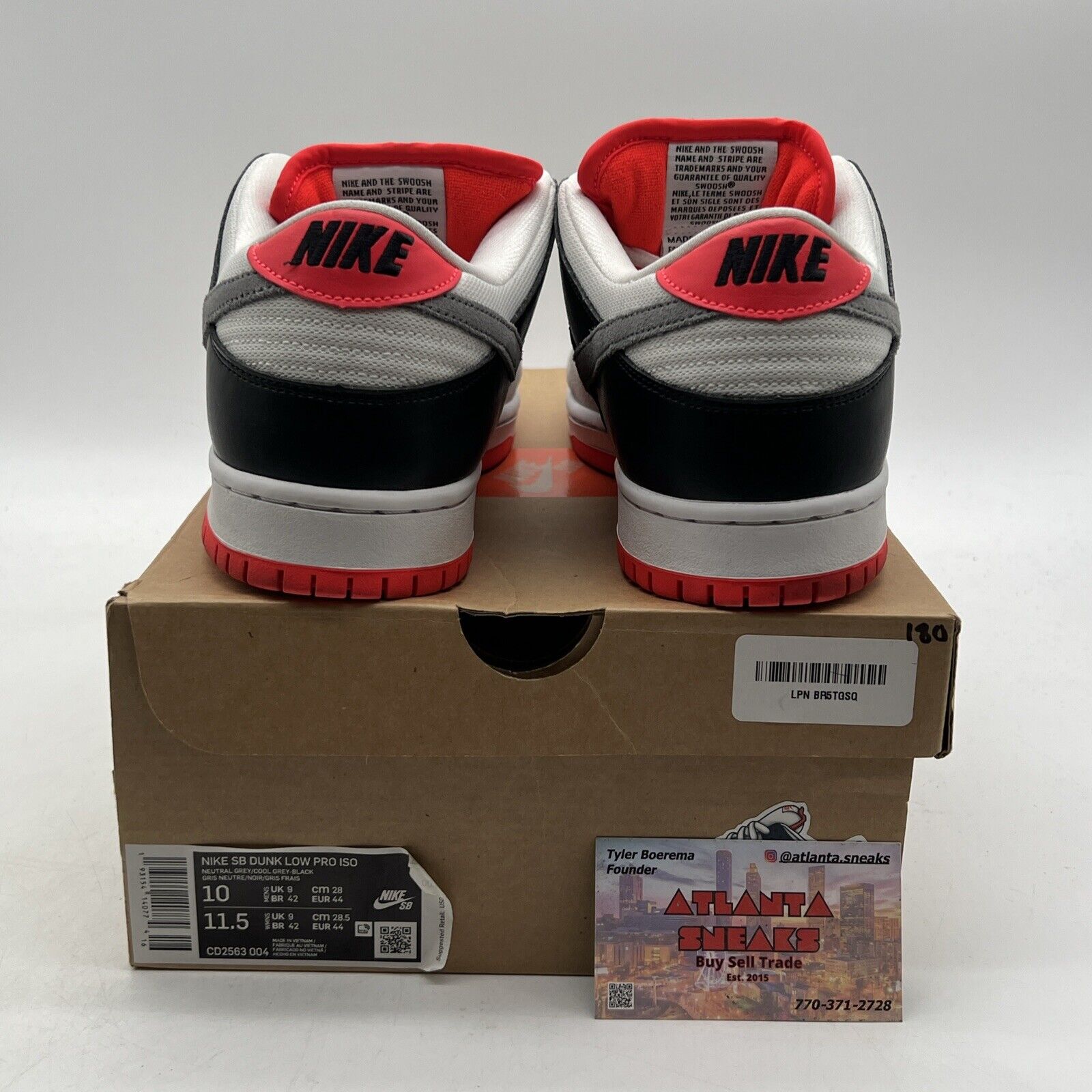 Size 10 - Nike Dunk SB Low AM90 Infrared (CD2563-004)