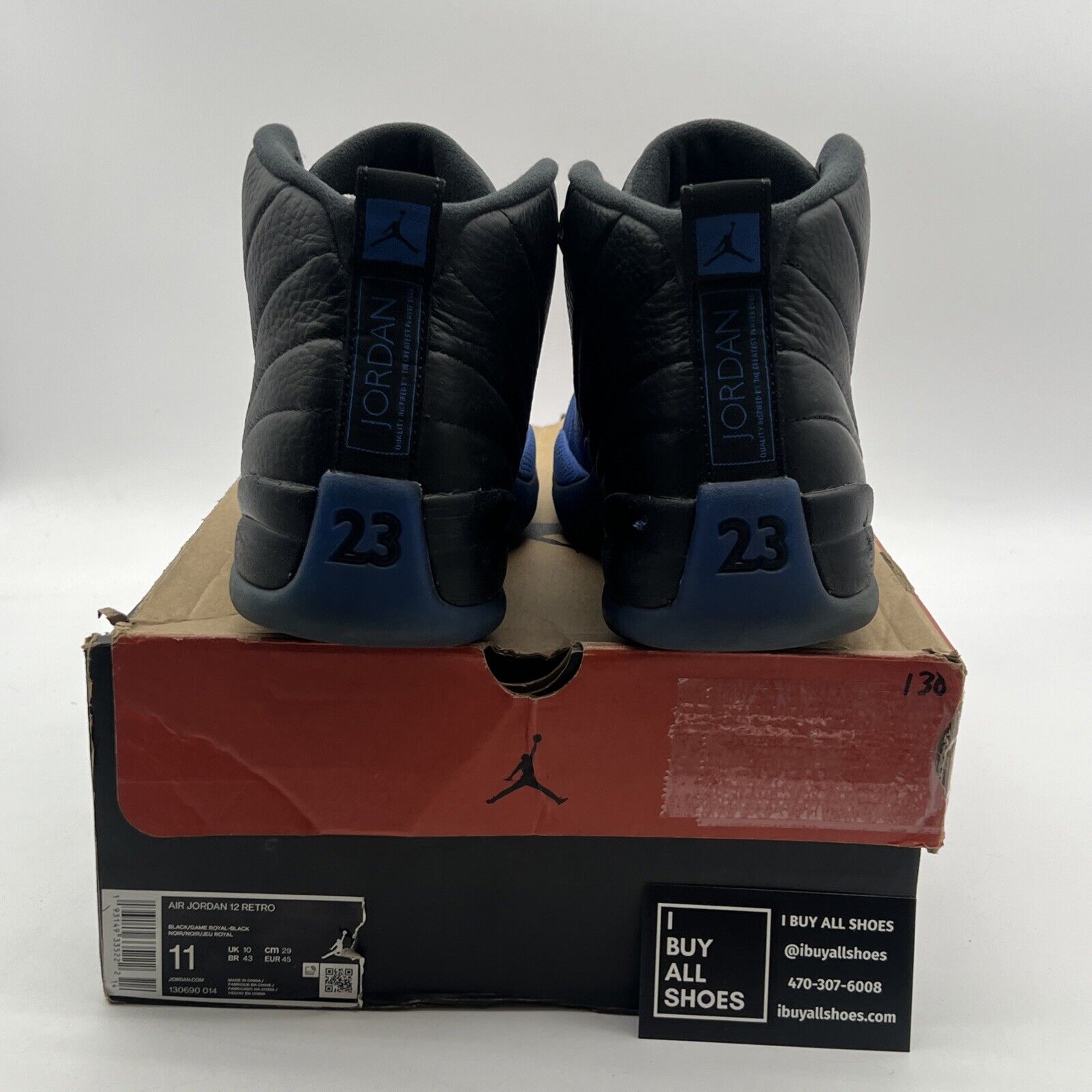 Size 11 - Air Jordan 12 Retro Game Royal (130690-014)