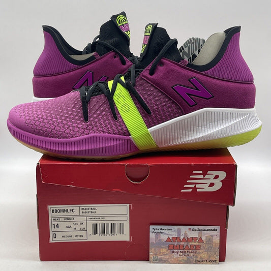 Size 14 - New Balance OMN1S Low Berry Lime Purple White Suede Leather (BBOMNLFC)