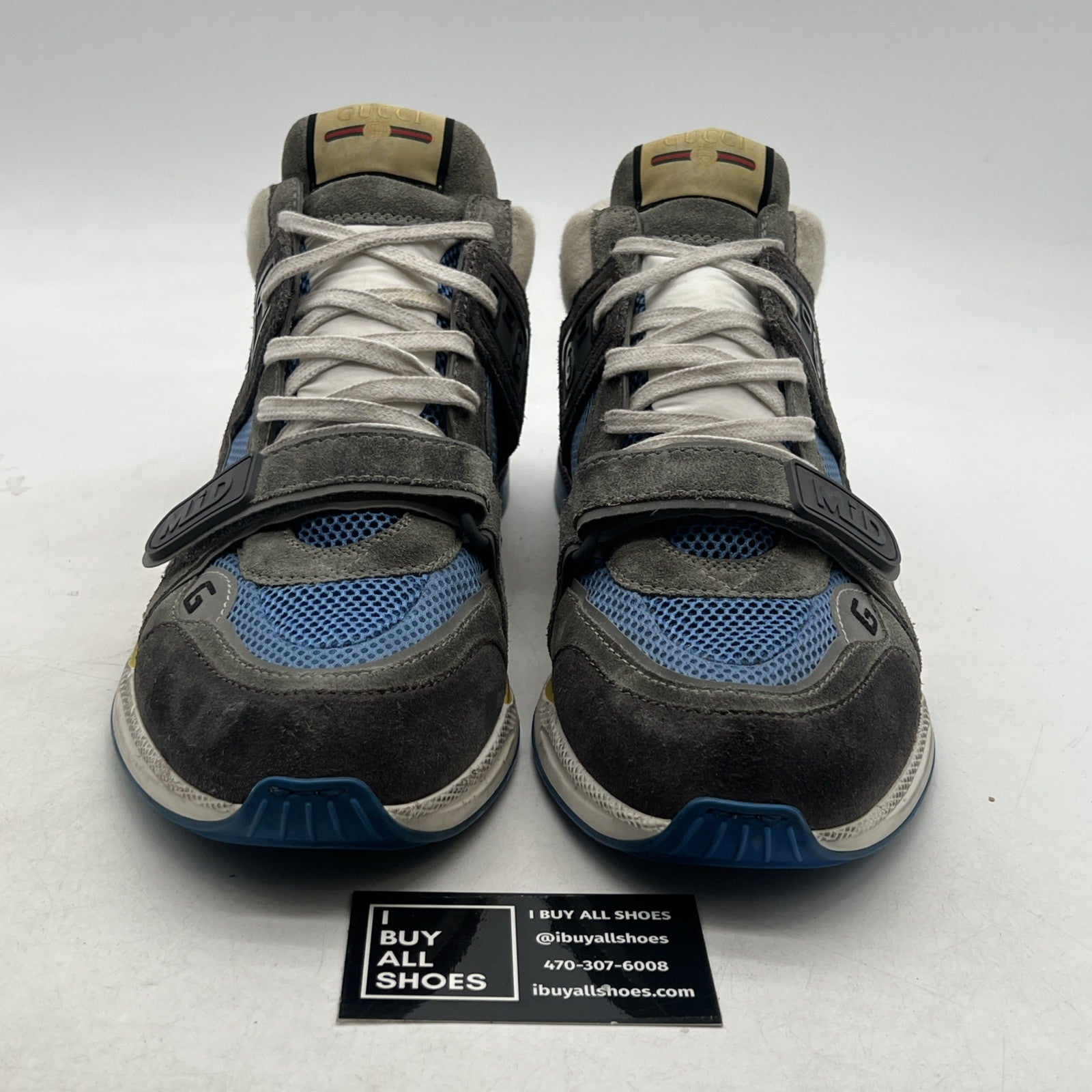 Size 11G - Gucci Ultrapace Mid Black Grey