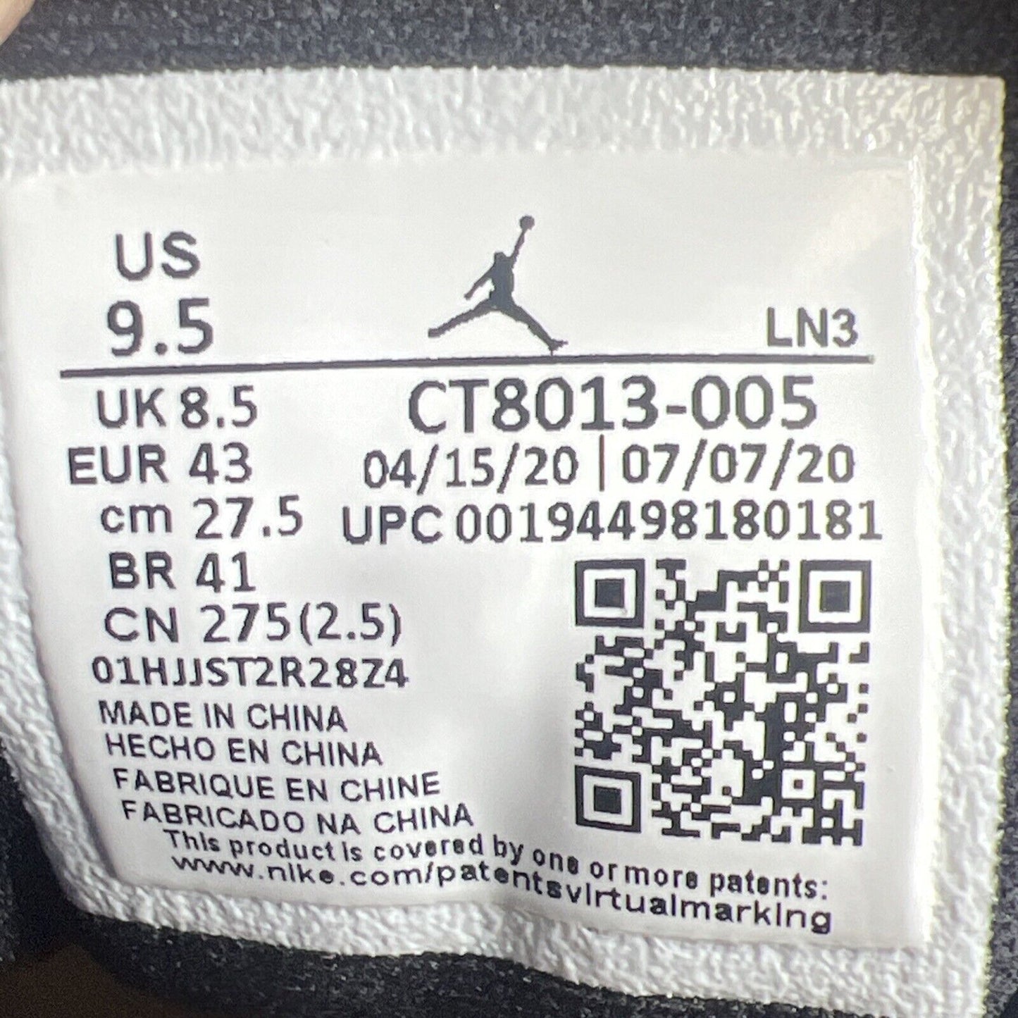 Size 9.5 - Air Jordan 12 Retro Dark Concord (CT8013-005)