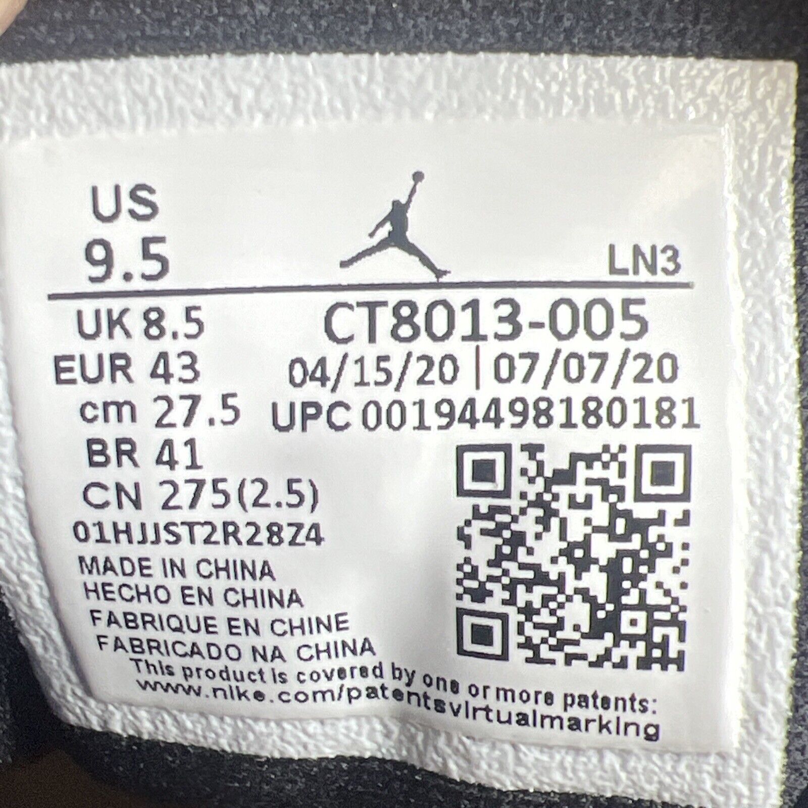 Size 9.5 - Air Jordan 12 Retro Dark Concord (CT8013-005)