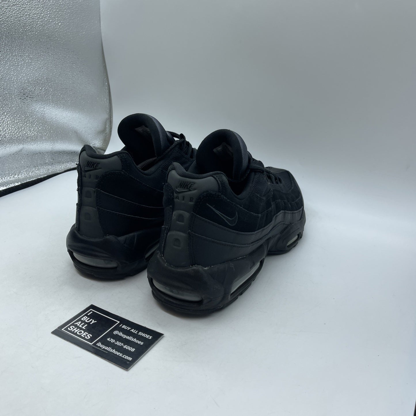 Size 14 - Nike Air Max 95 Essential Triple Black (AT9865-001)
