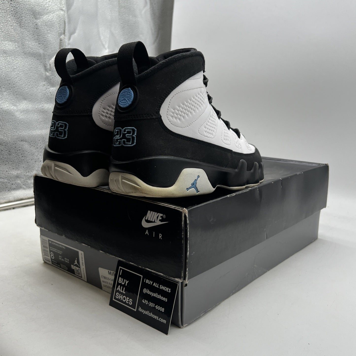 Size 8 - Air Jordan 9 Retro University Blue 2020 (CT8019-140)