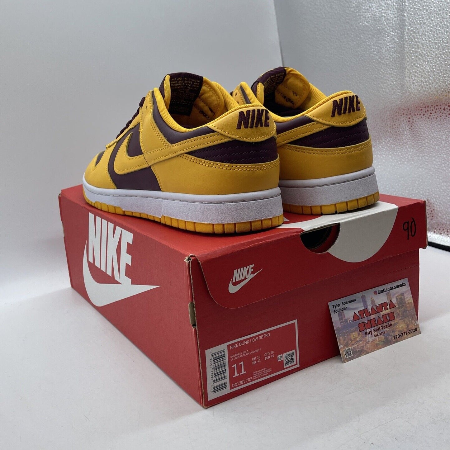 Size 11 - Nike Dunk Low Retro Arizona State Sun Devils 2022 White (DD1391-702)