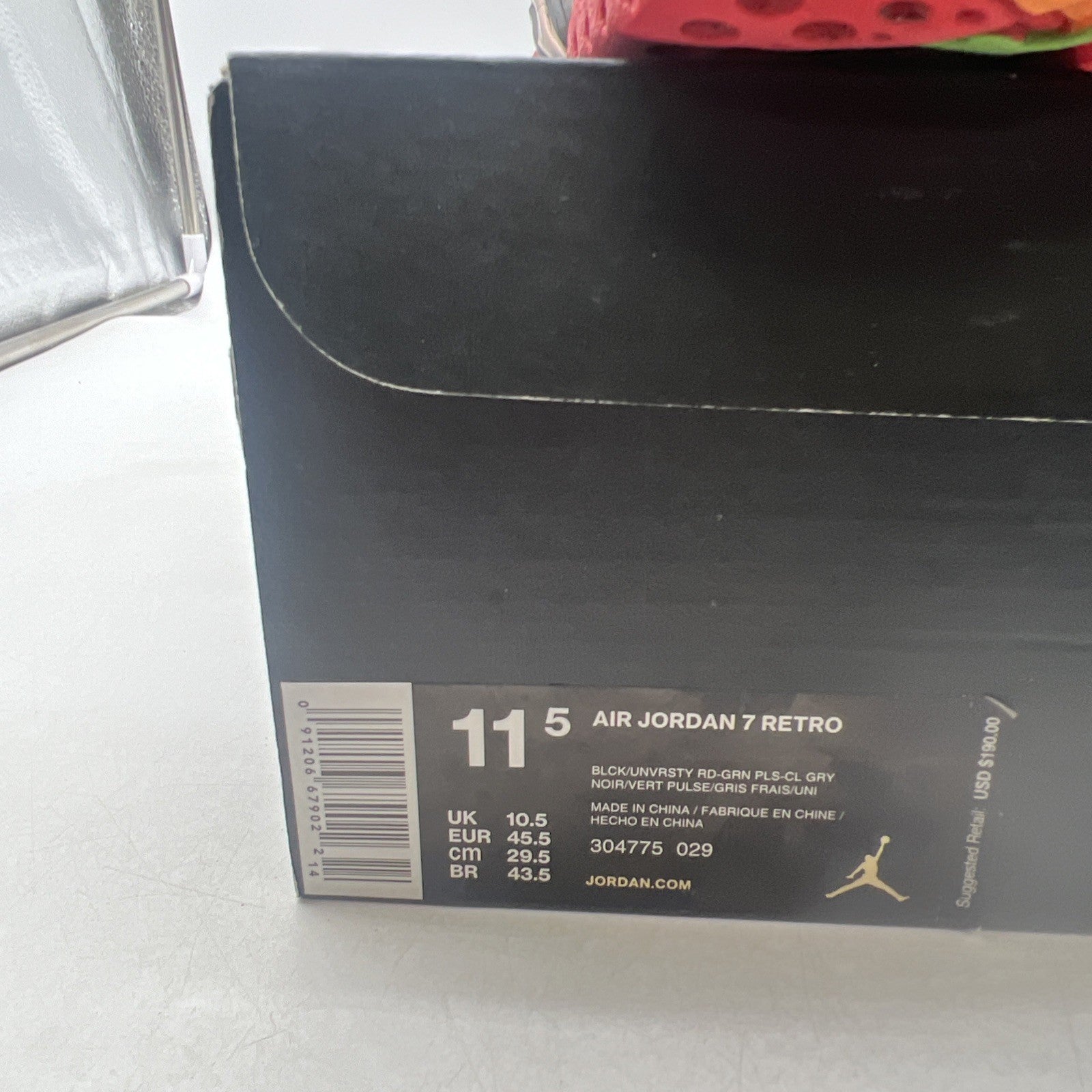 Size 11.5 - Air Jordan 7 Retro Marvin the Martian (304775-029)