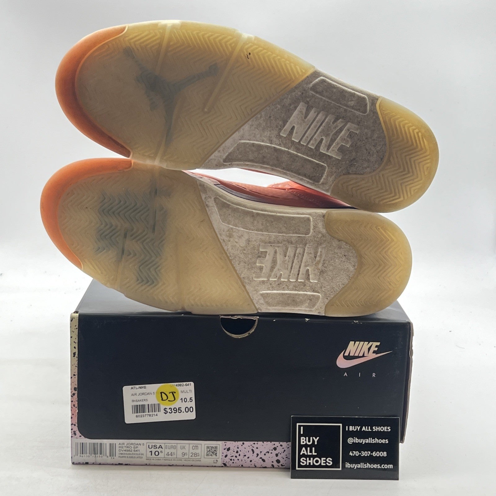 Size 10.5 - Air Jordan 5 Retro x DJ Khaled Mid We The Best - Crimson Bliss