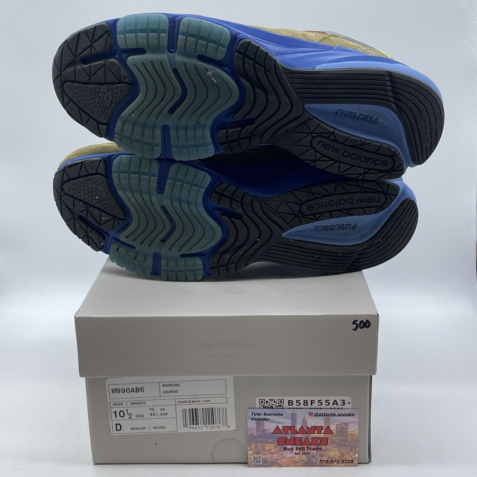 Size 10.5 - New Balance Action Bronson x 990v6 Made in USA Baklava (M990AB6)