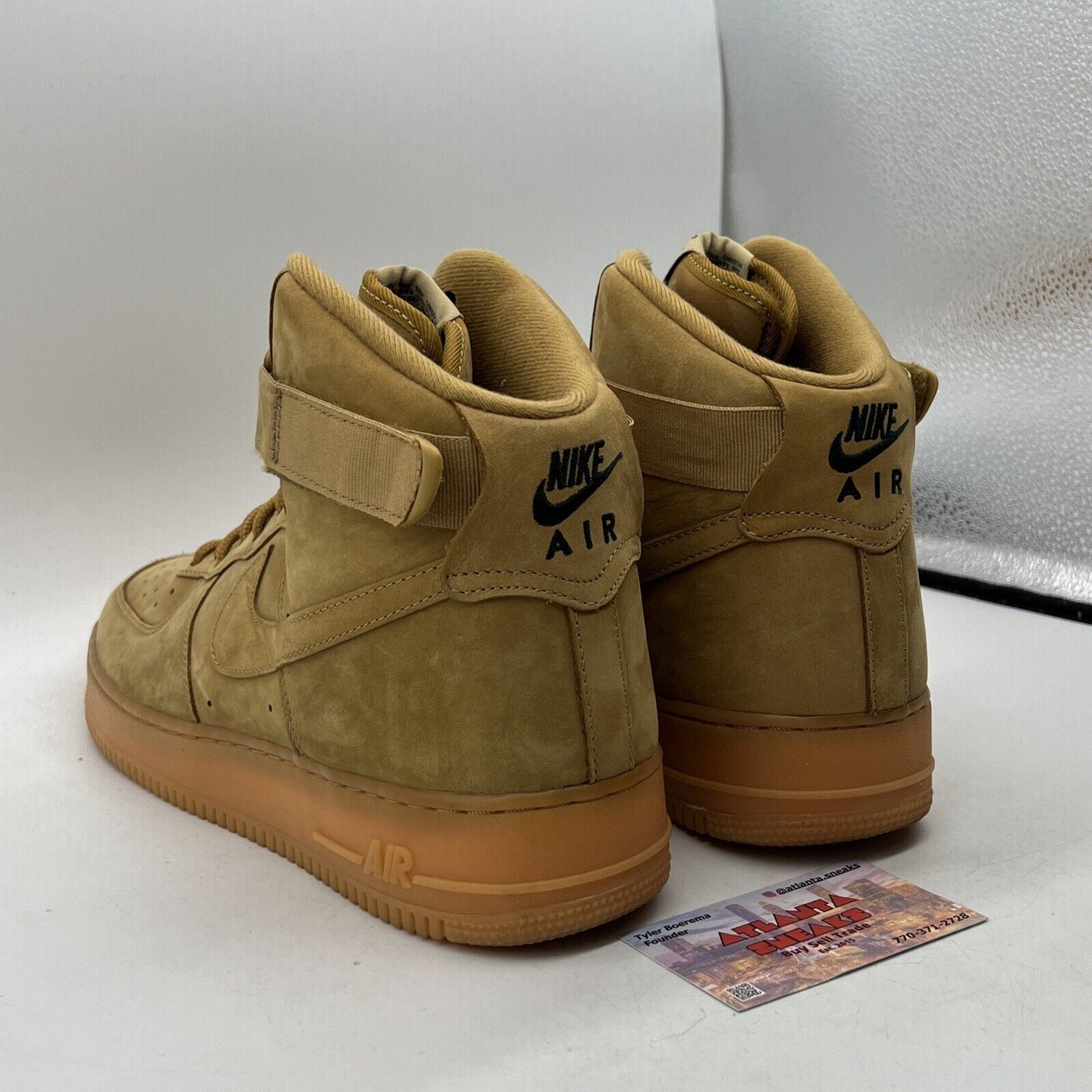 Size 13 - Nike Air Force 1 '07 LV8 WB High Flax (882096-200)