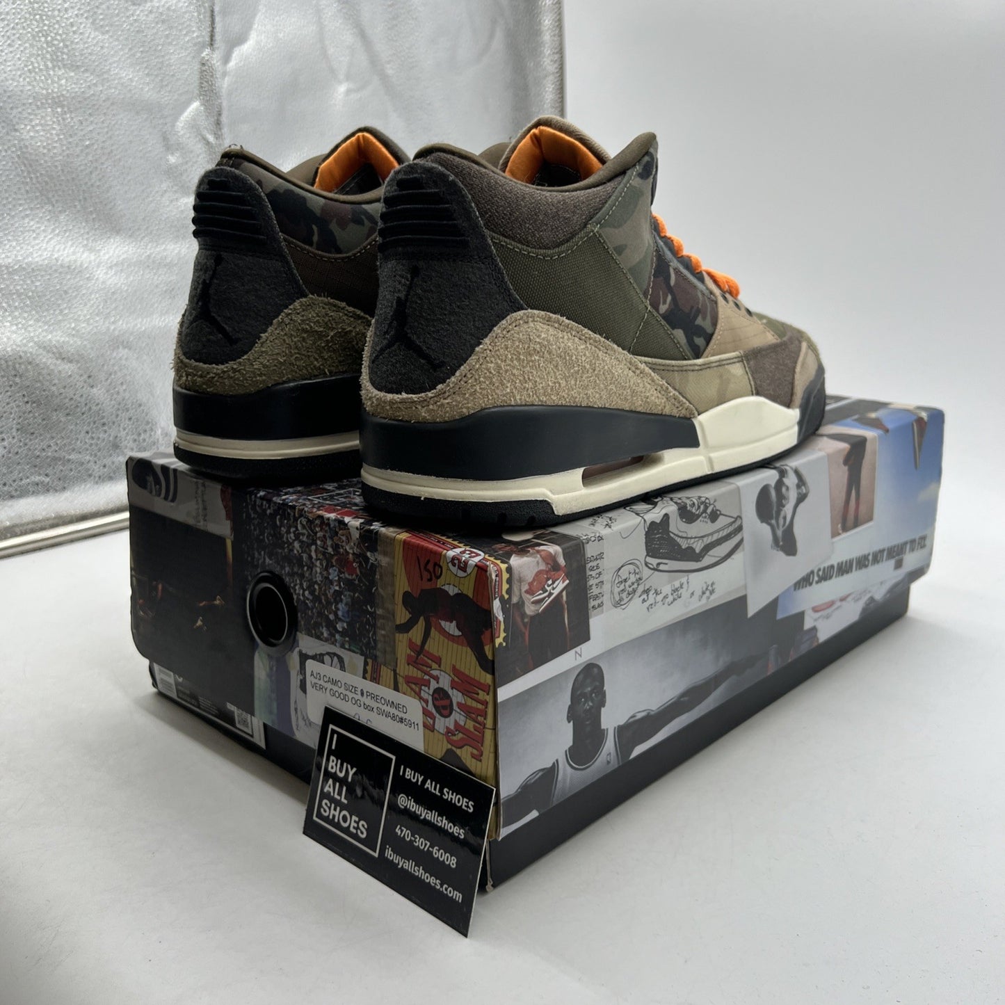 Size 9 - Air Jordan 3 Retro Patchwork 2021 (DO1830-200)