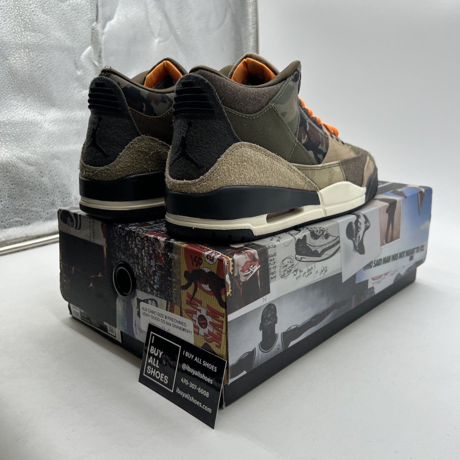 Size 9 - Air Jordan 3 Retro Patchwork 2021 (DO1830-200)