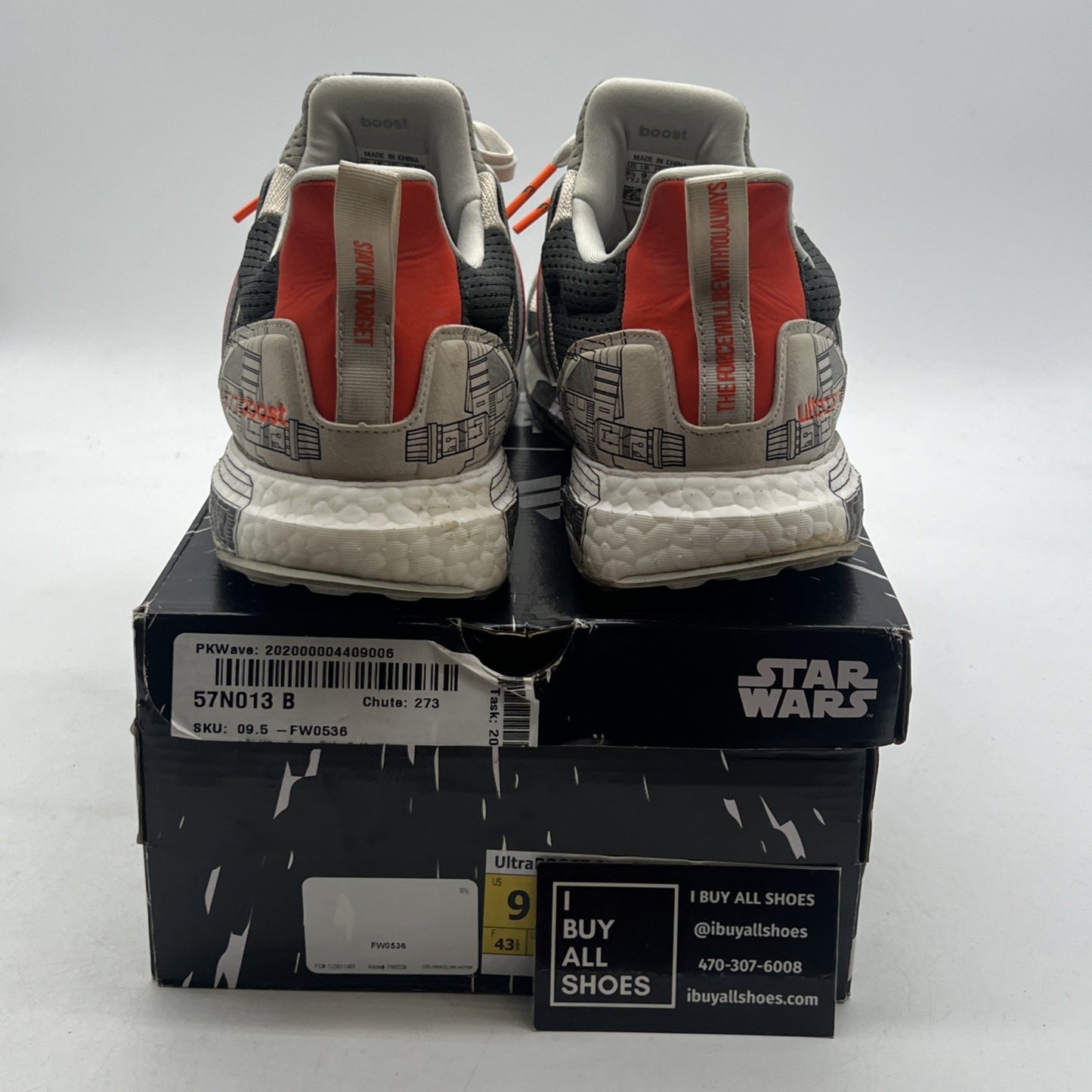 Size 9.5 - adidas Star Wars x UltraBoost X-Wing Starfighter (FW0536)