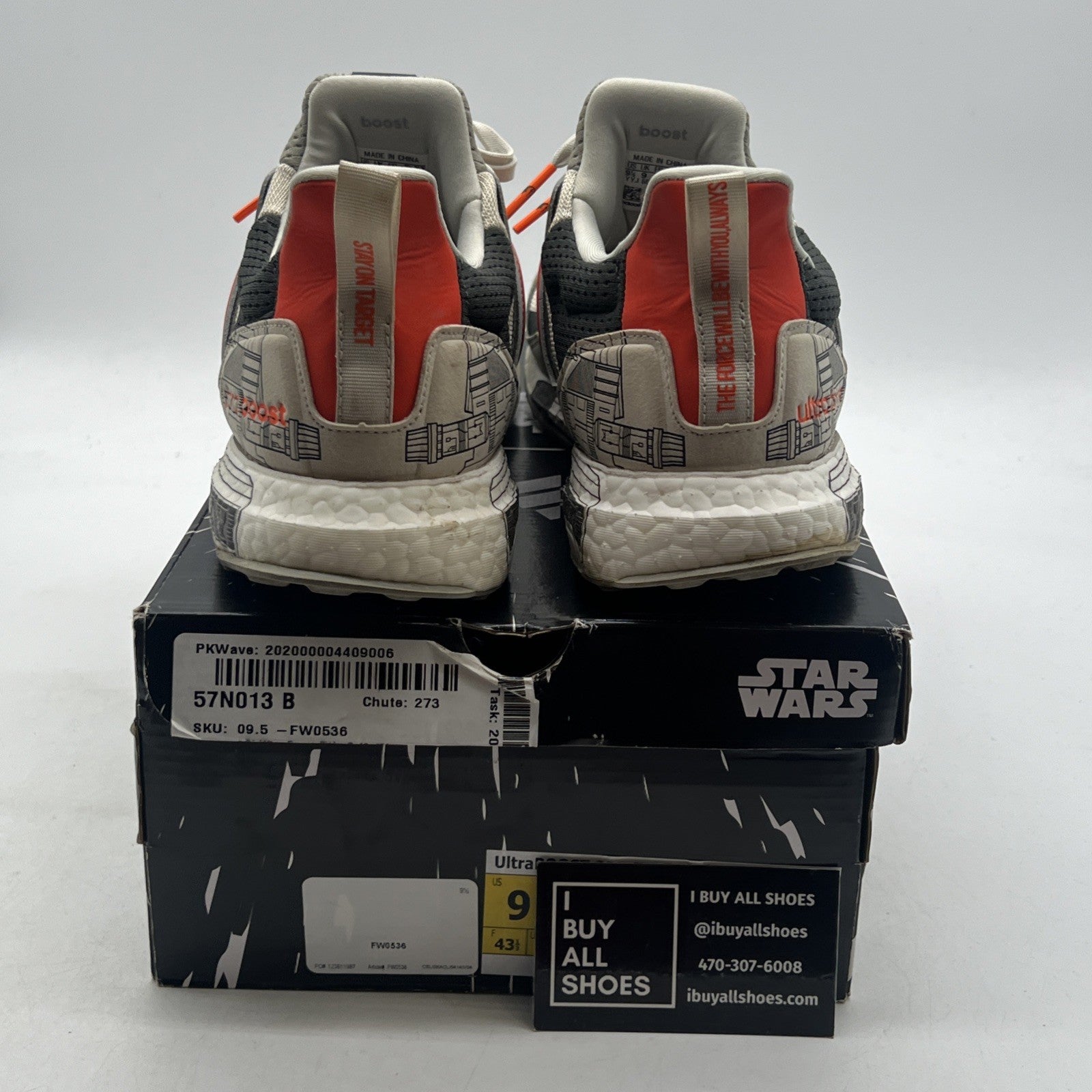 Size 9.5 - adidas Star Wars x UltraBoost X-Wing Starfighter (FW0536)