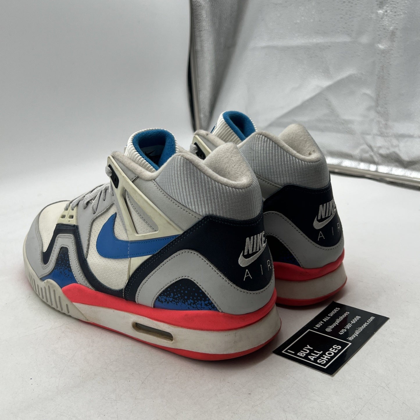 Size 13 - Nike Air Tech Challenge 2 White Photo Blue (318408-101)