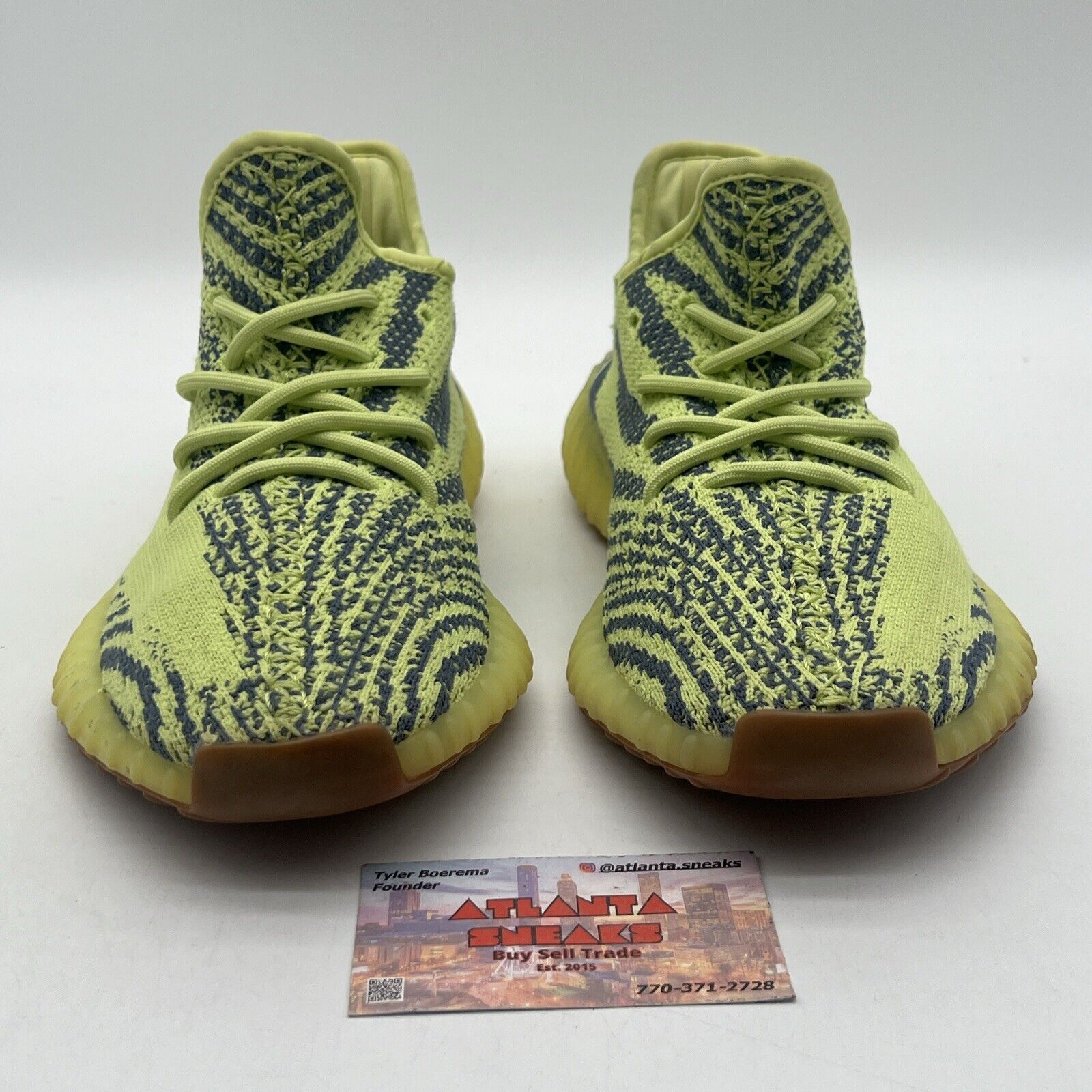 Size 8.5 - adidas Yeezy Boost 350 V2 Low Semi Frozen Yellow (B37572)