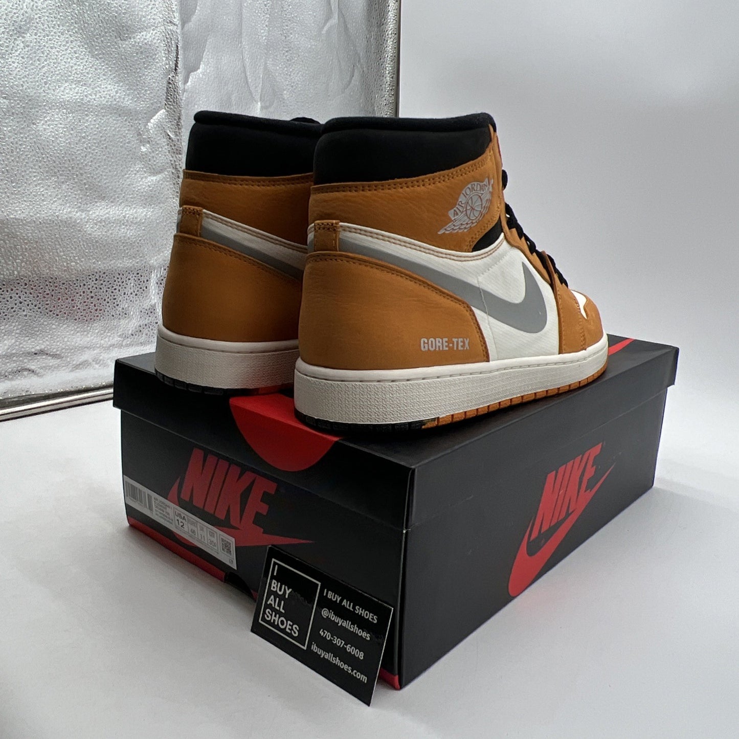 Size 12 - Air Jordan 1 Element GORE-TEX High Light Curry (DB2889-700)