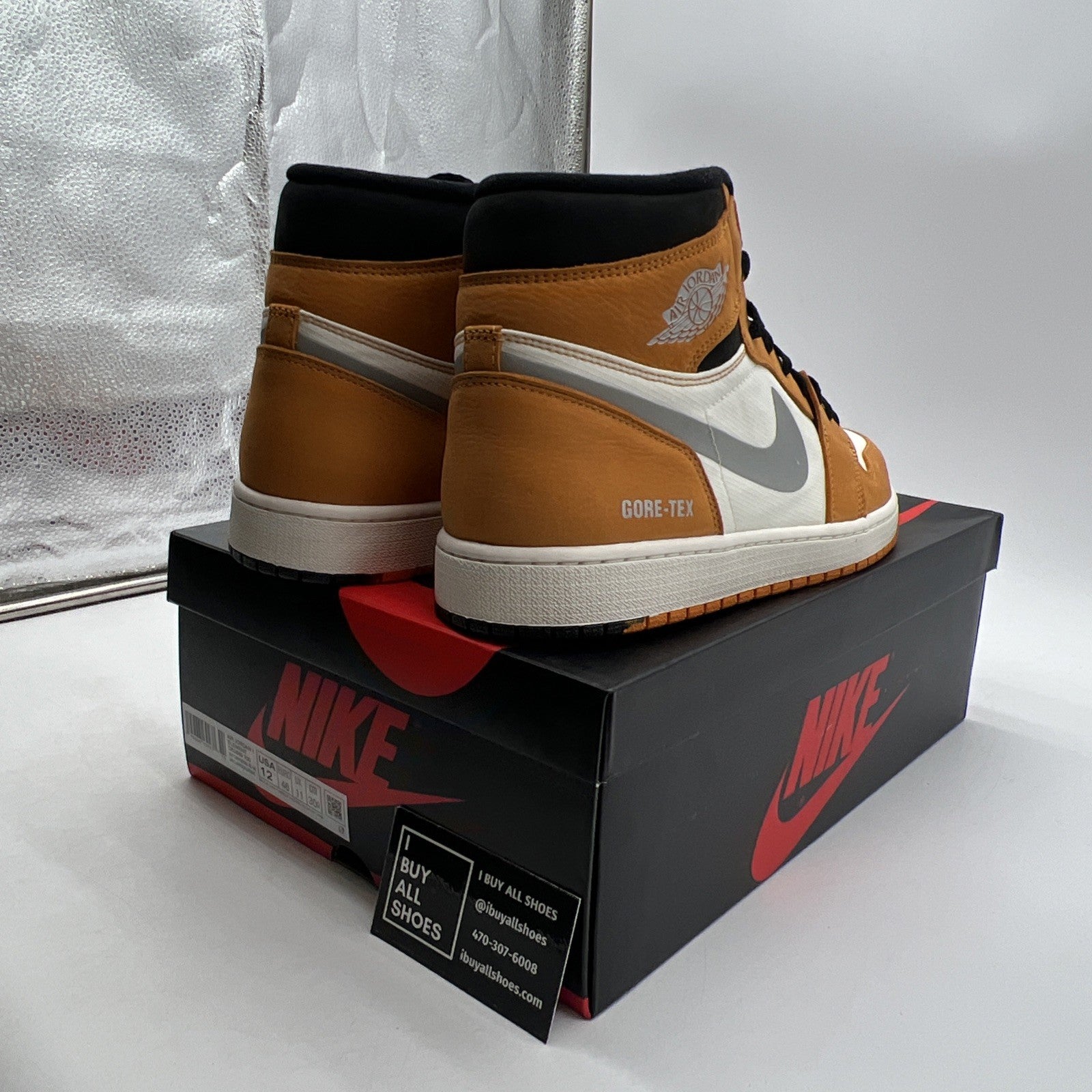 Size 12 - Air Jordan 1 Element GORE-TEX High Light Curry (DB2889-700)